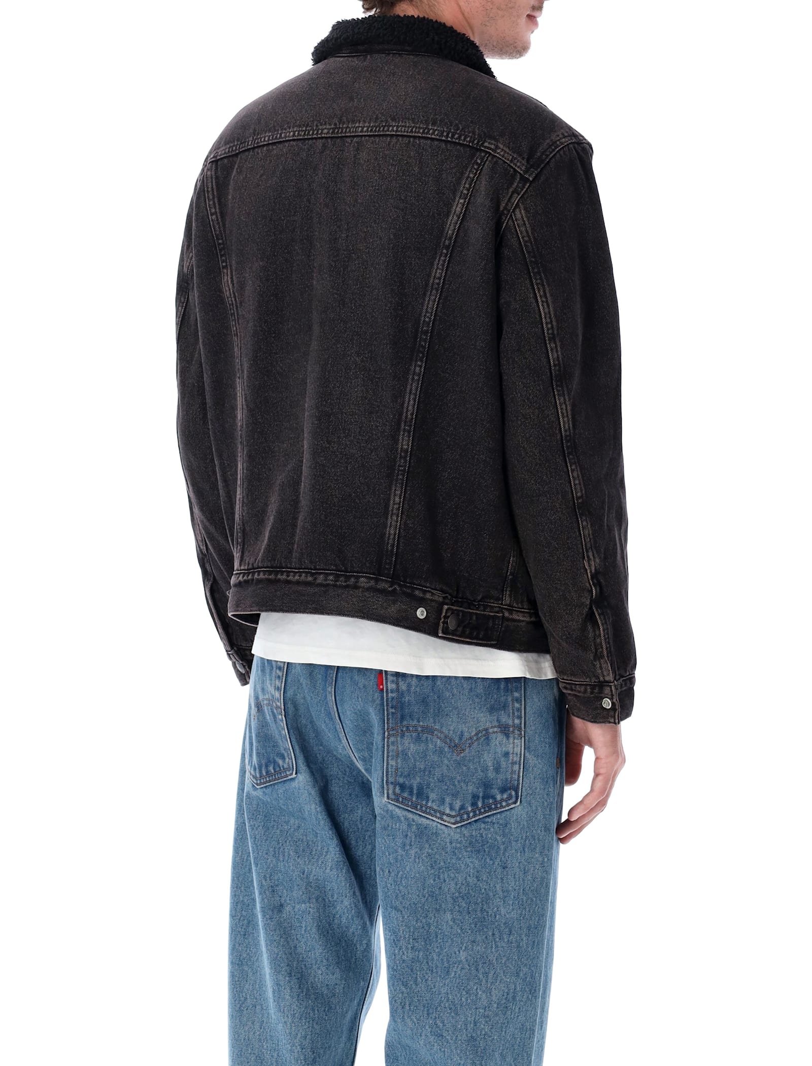 Levi's Type 3 Sherpa Trucker Jacket Built To Last Sherpa Trk In Black
