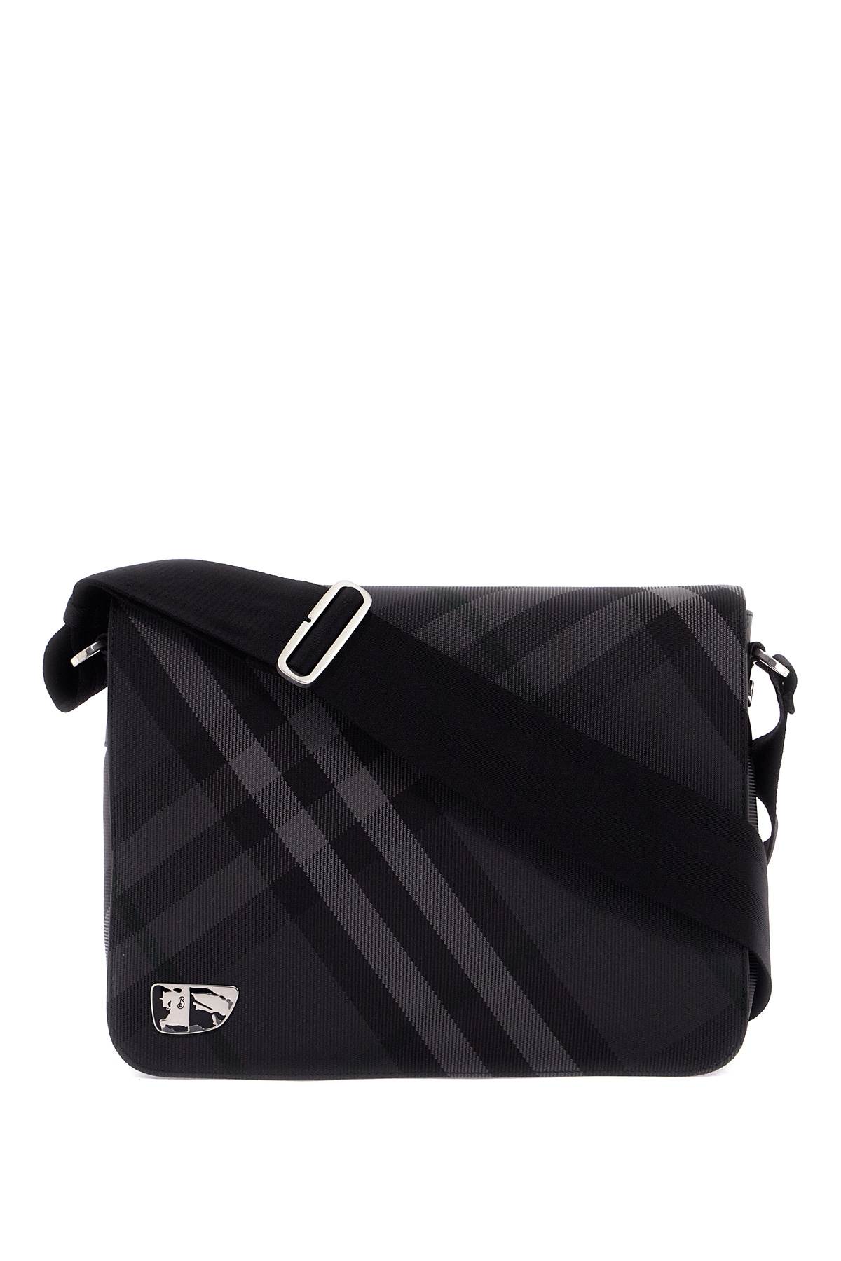 Shop Mugler Zenith Leather Shoulder Bag With 9 In Black (black)