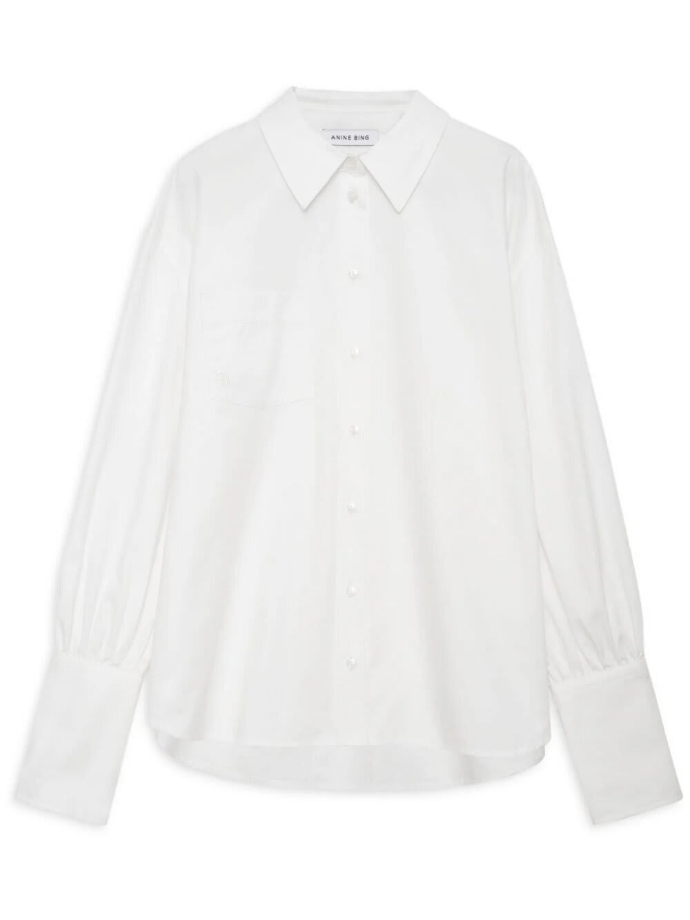 Anine Bing Camicia Over In Cotone In White