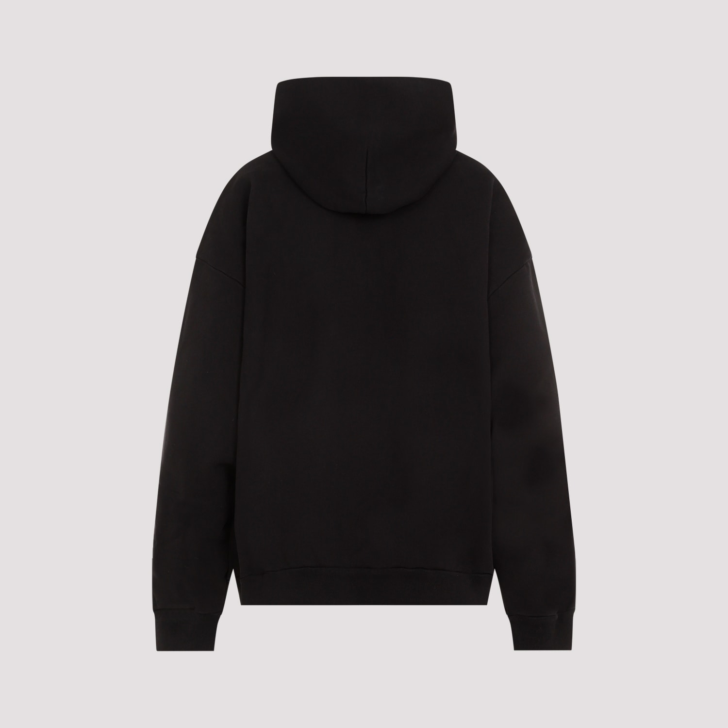 Shop Balenciaga Medium Fit Hoodie In Wash Black