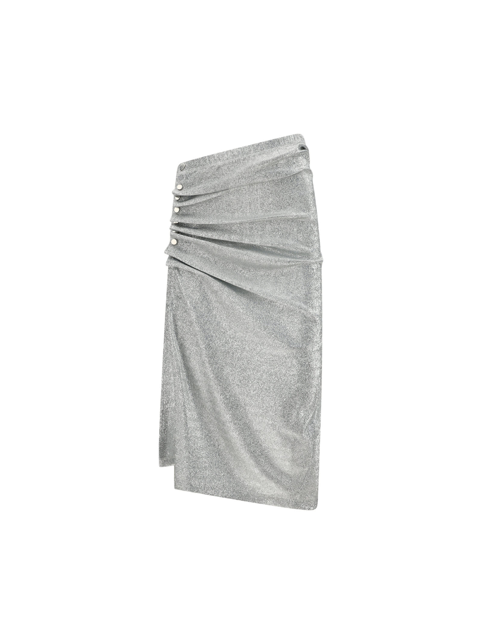 Shop Rabanne Jupe Skirt In Metallic