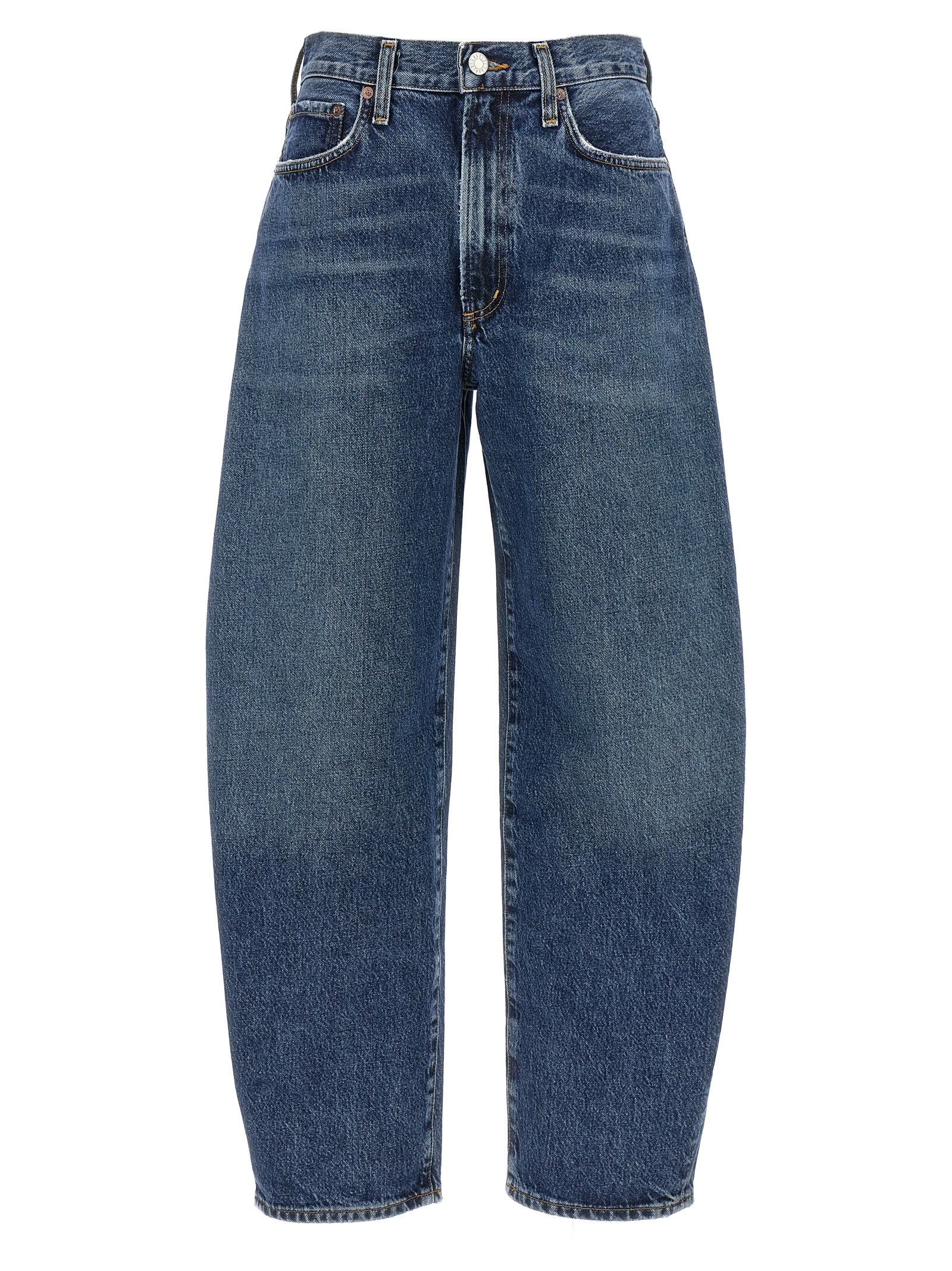 Shop Agolde Balloon Jeans In Blue