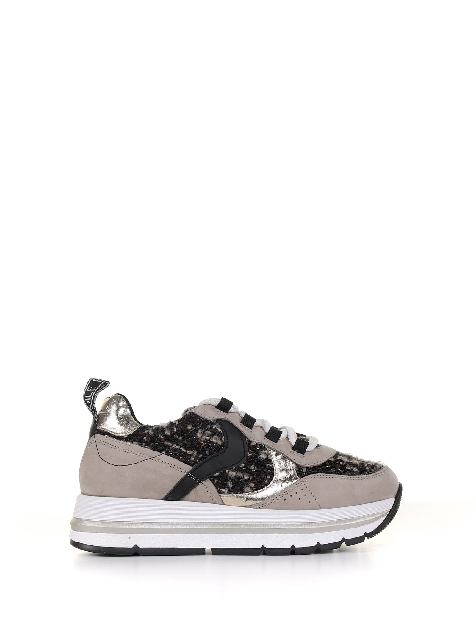 Voile Blanche Sneakers With Laminated Details