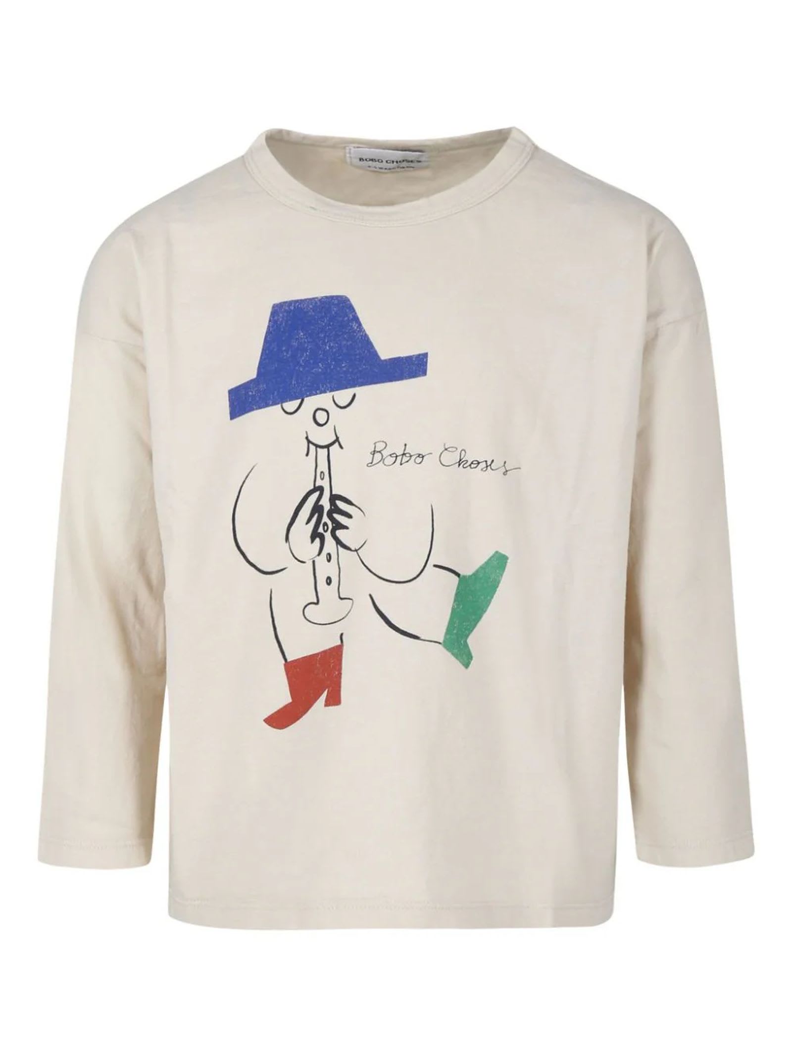 Shop Bobo Choses T-shirts And Polos Beige