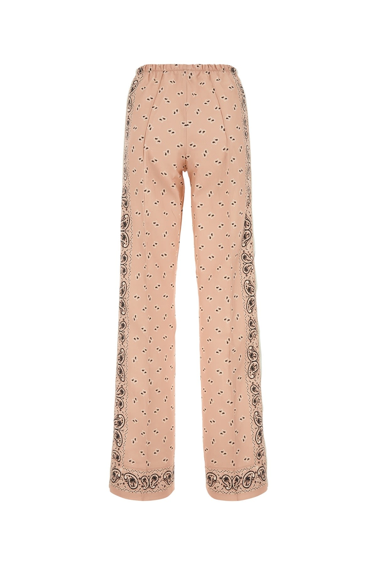 Shop Palm Angels Pantaloni In Pinkoffwhite