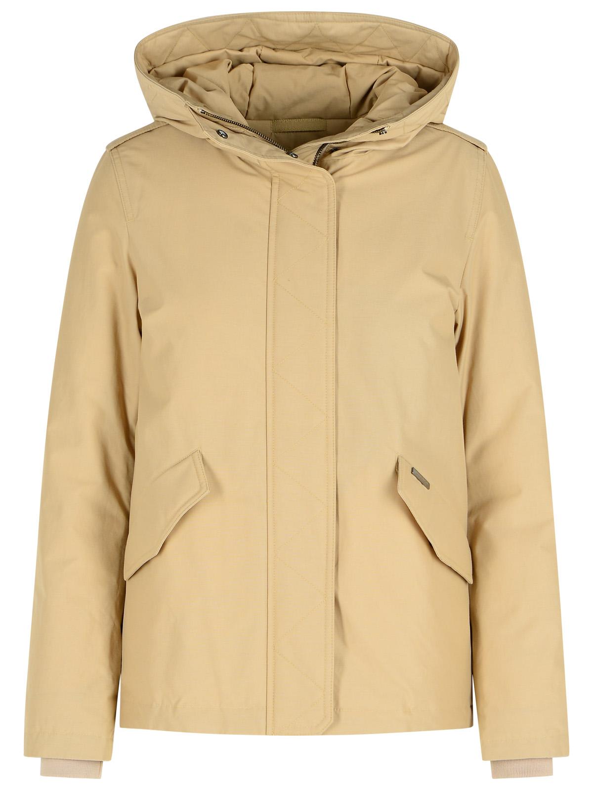 military Beige Cotton Blend Jacket
