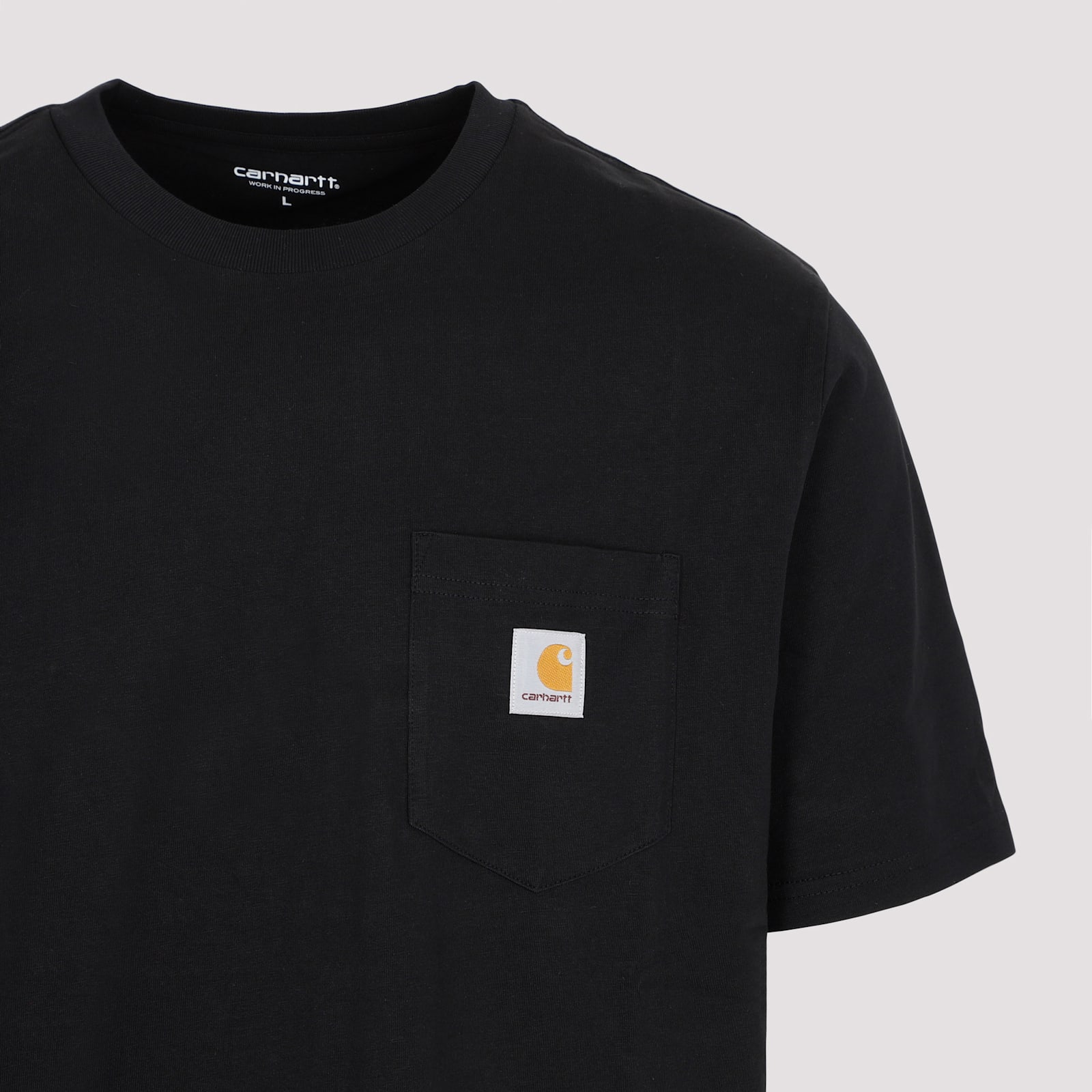 Carhartt Loose Fit Heavyweight Short Sleeve Pocket T-shirt In Black