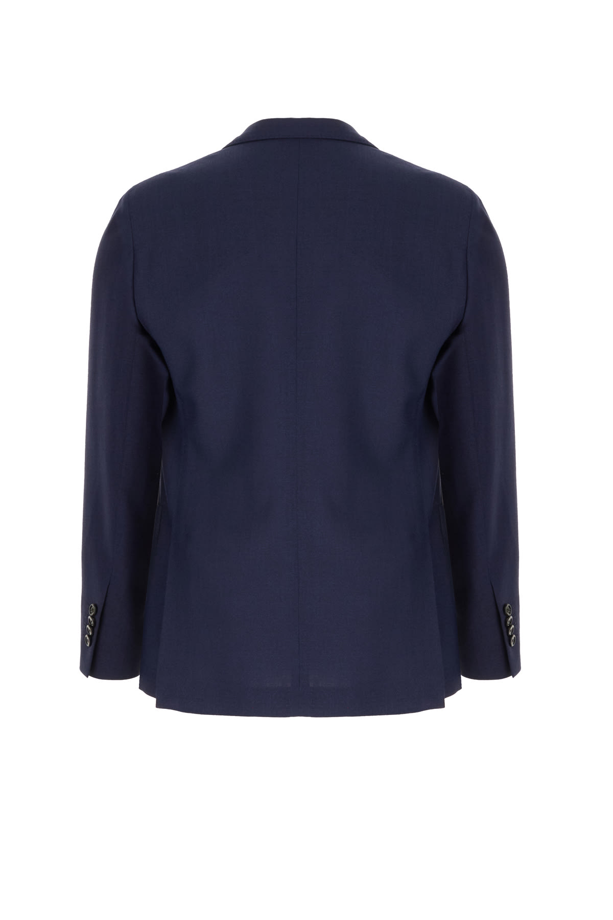 Lardini Suit Wool Blend Buttoned Cuffs In Blue