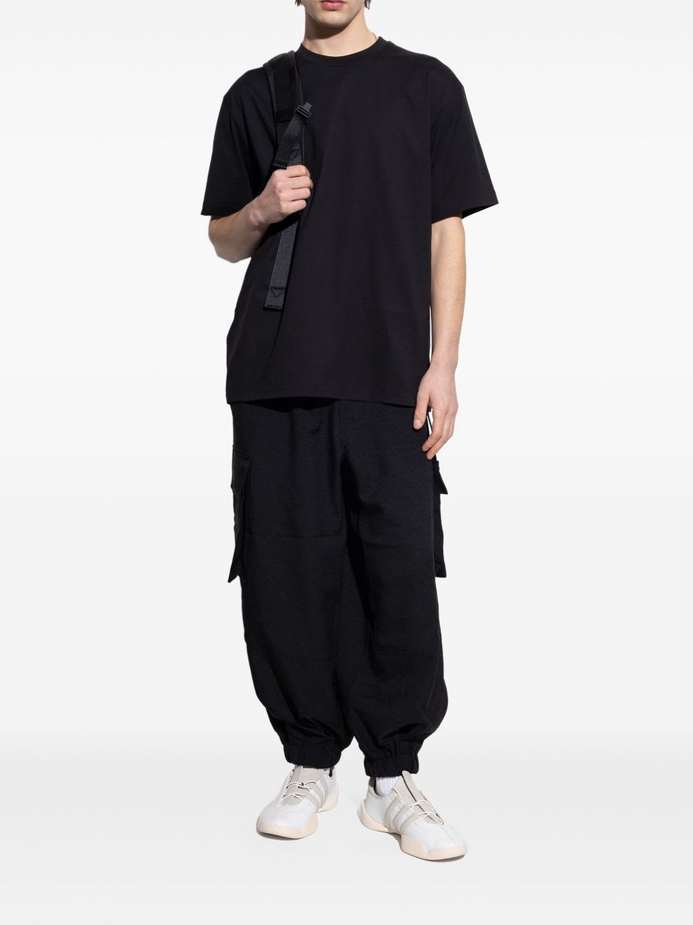 Y-3 Y 3 Regu Leather Sneakers In White