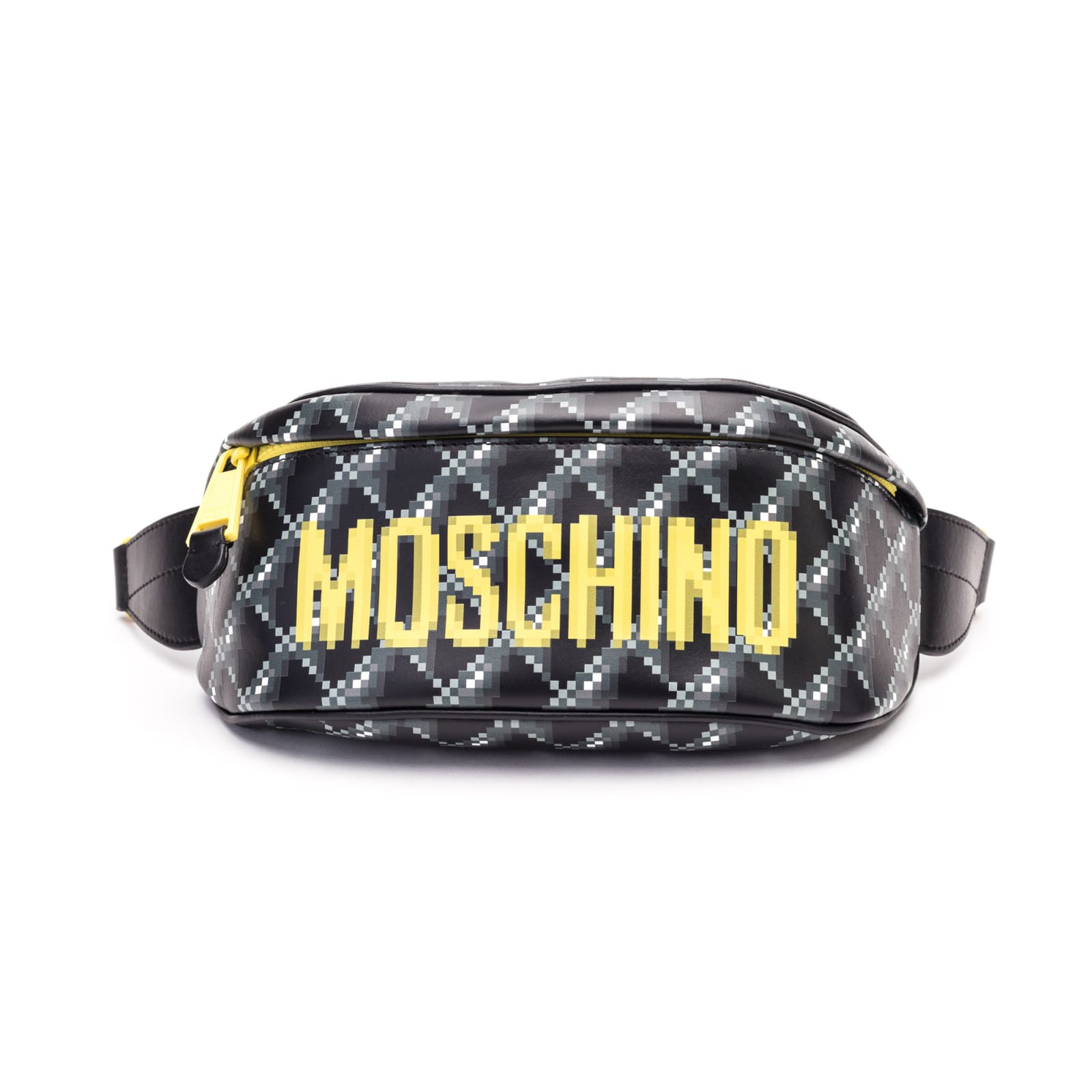 Moschino Pixel Capsule Belt Bag In Black