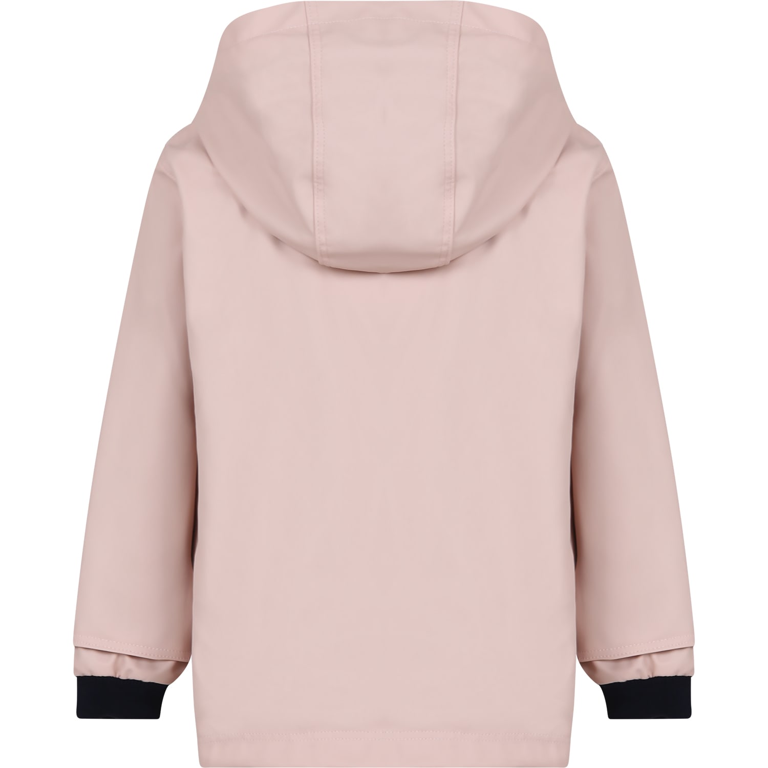 Shop Petit Bateau Pink Raincoat For Girl