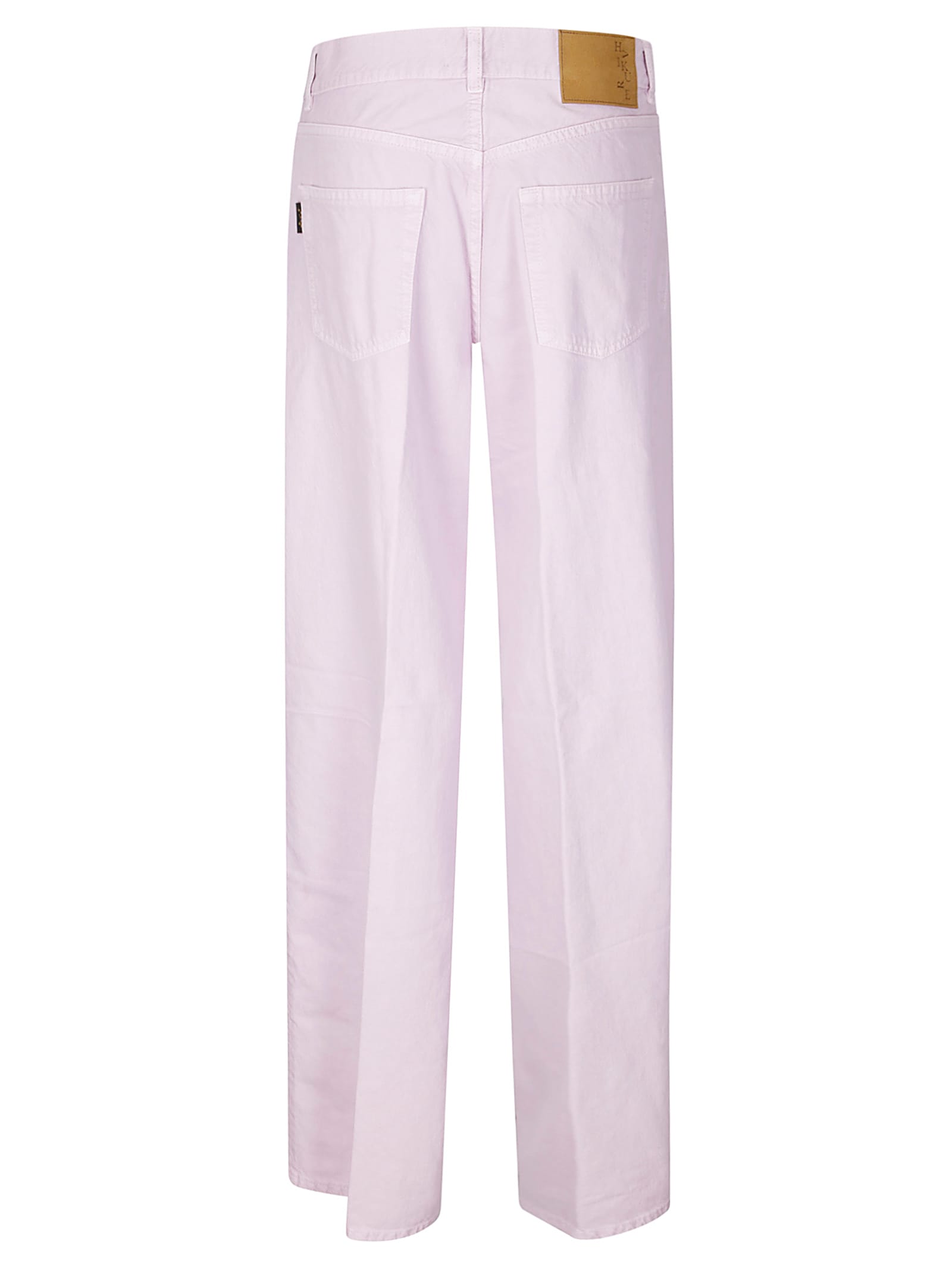 Haikure Bethany Twill 45 Baggy Denim Pants In Lilac