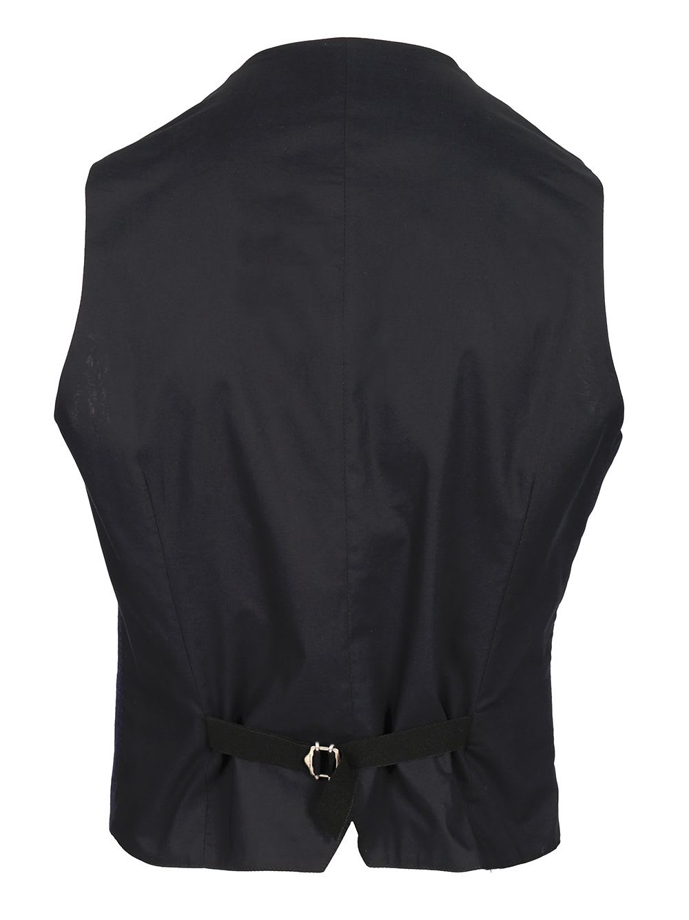 Shop Tagliatore Double-breasted Waistcoat In Blue