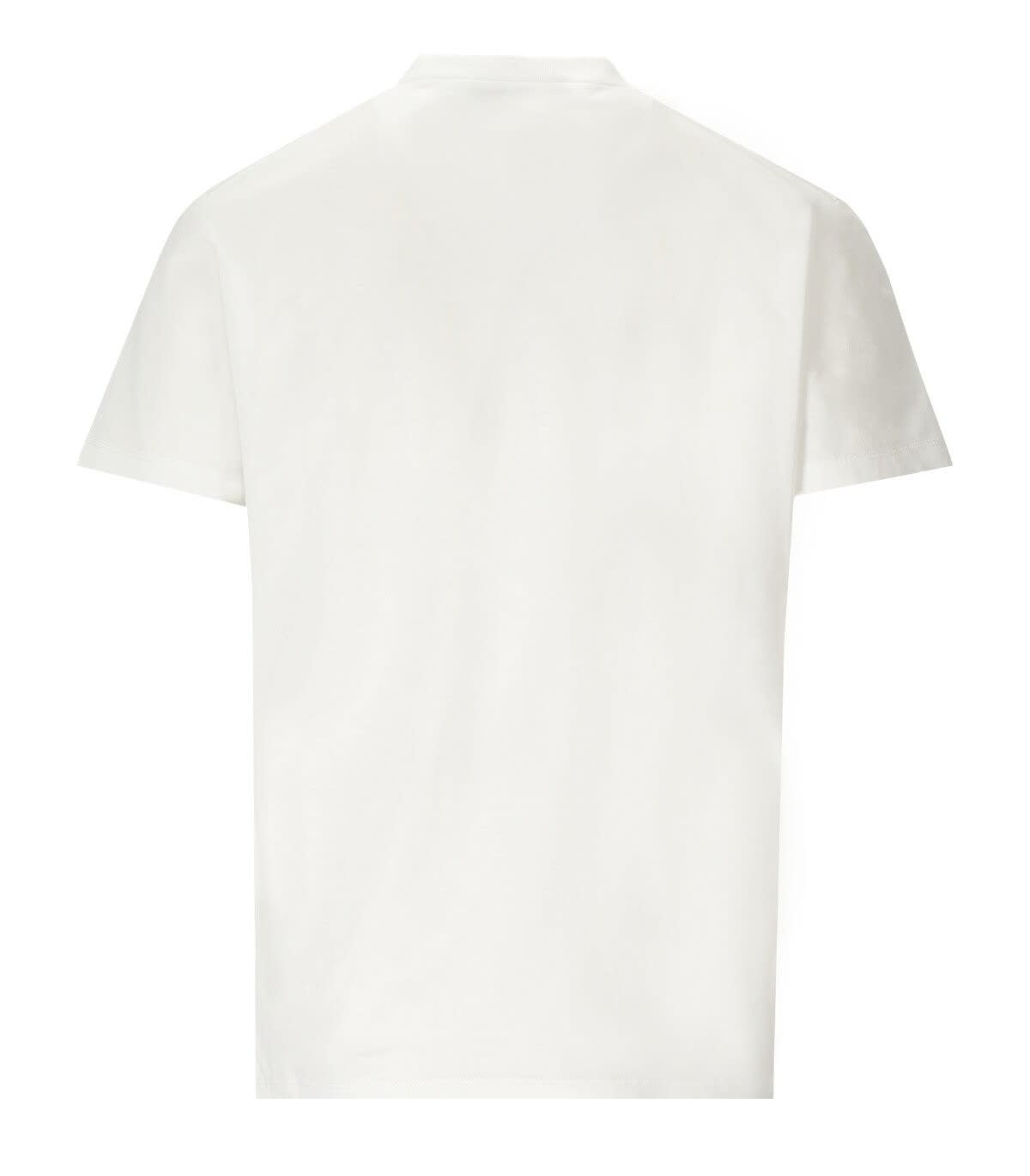 Shop Dsquared2 Be Icon Heart T-shirt In Bianco
