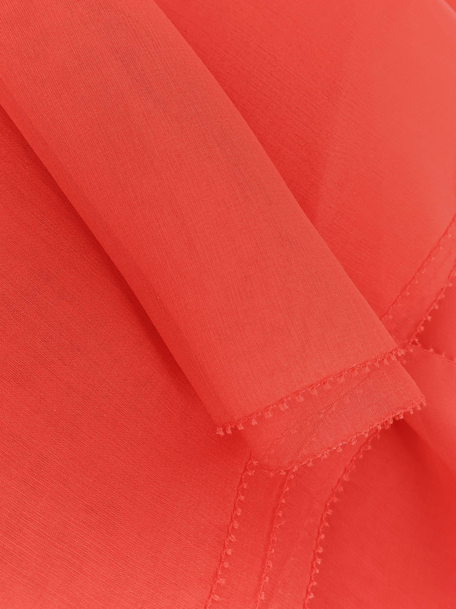 Max Mara Rivera Silk Chiffon Stole In Red