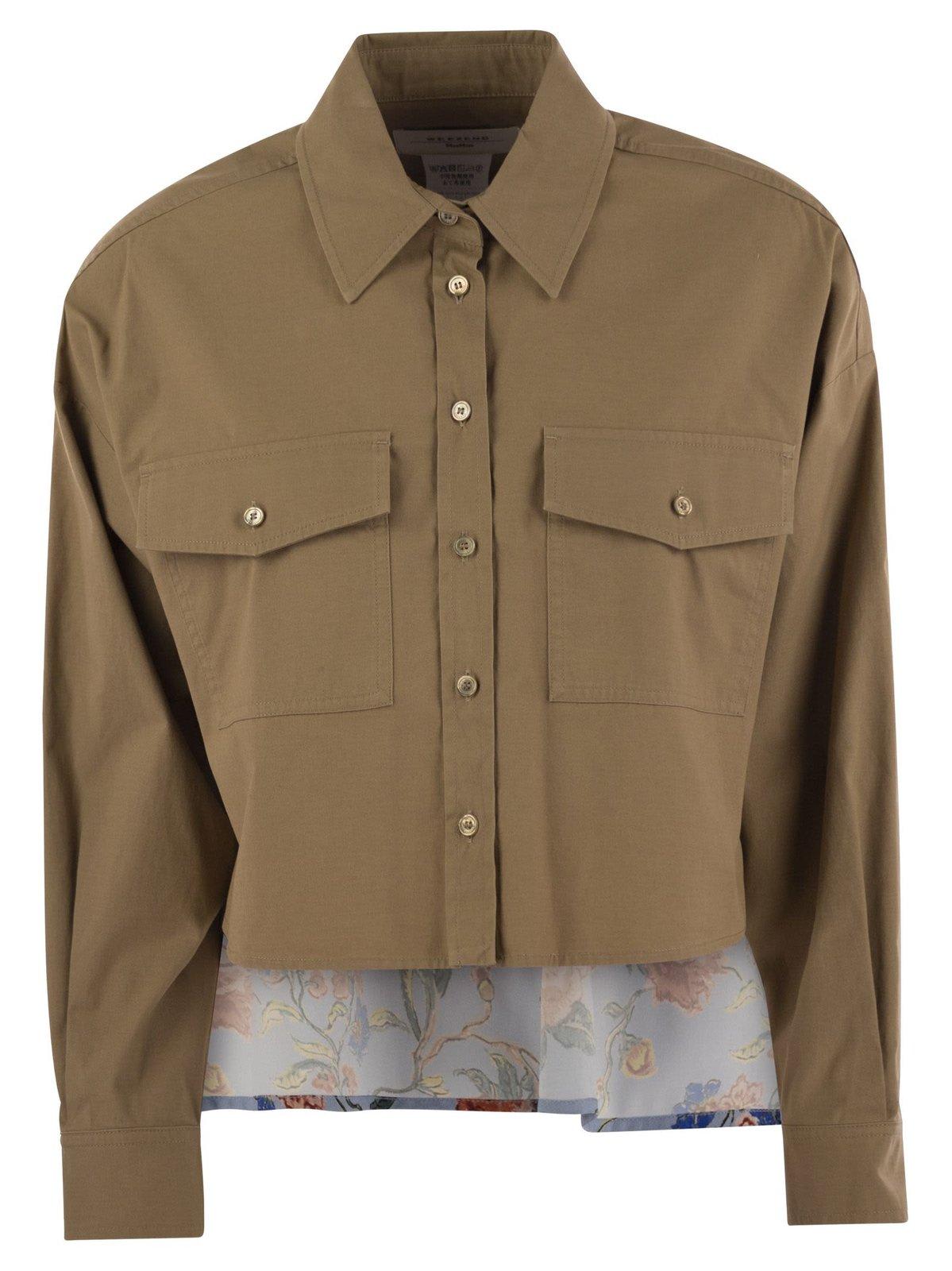 Buttoned Long-sleeved Shirt