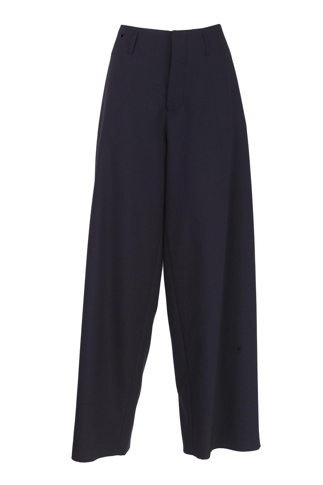 Shop Philosophy Di Lorenzo Serafini High Waist Tailored Trousers In Blue