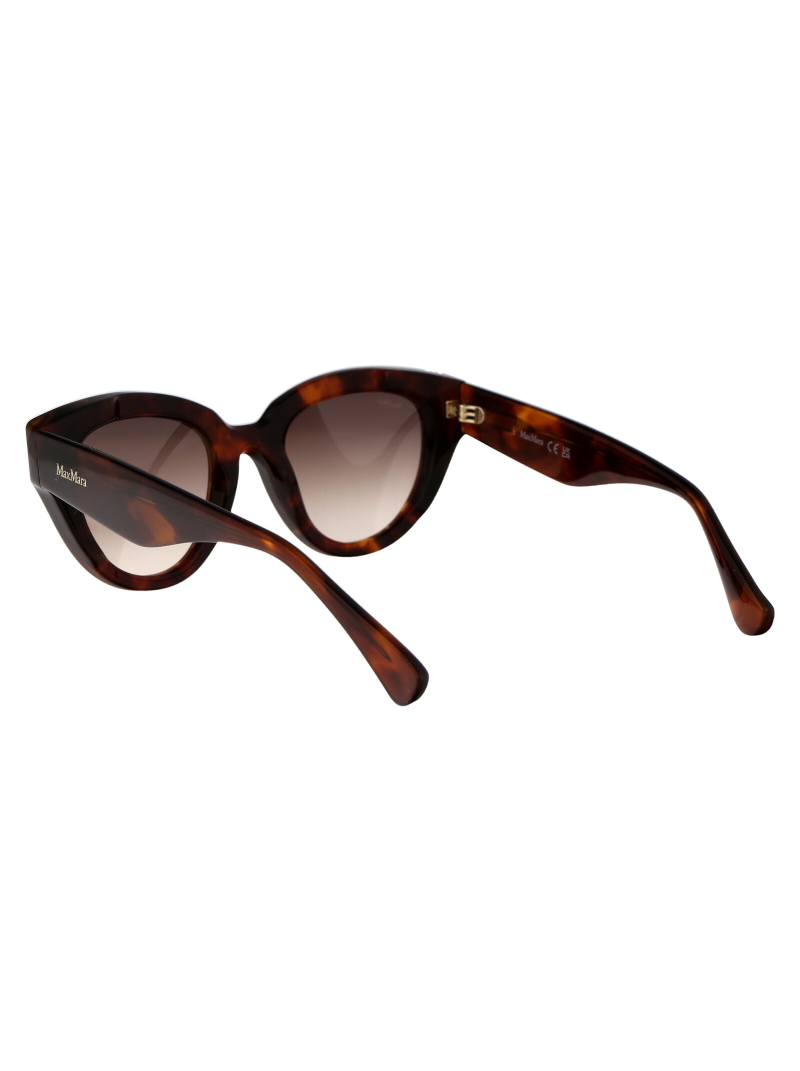 Shop Max Mara Glimpse1 Sunglasses In 53f Avana Bionda/marrone Grad