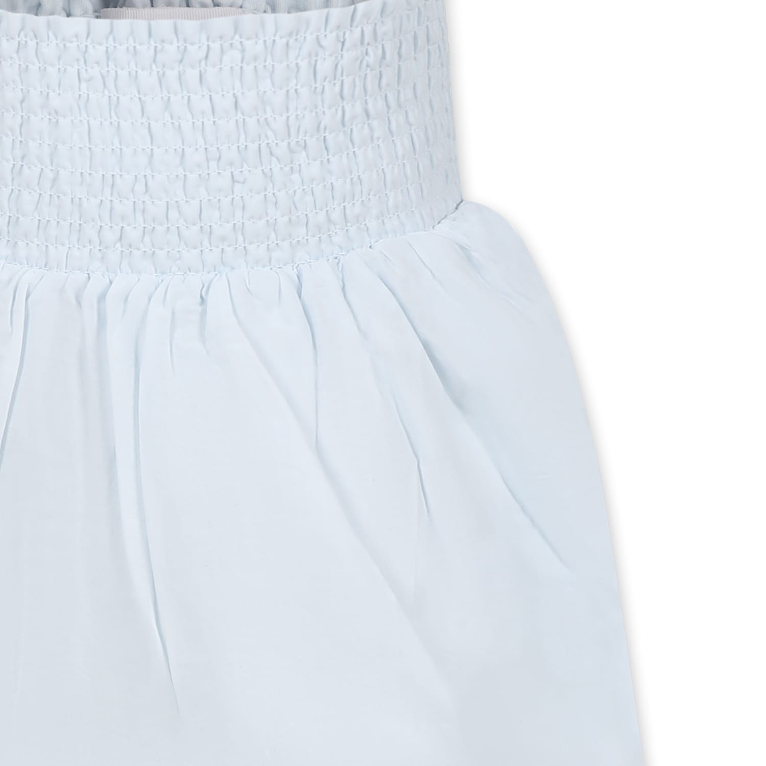 Molo Light Blue Skirt For Girl In Light Blue