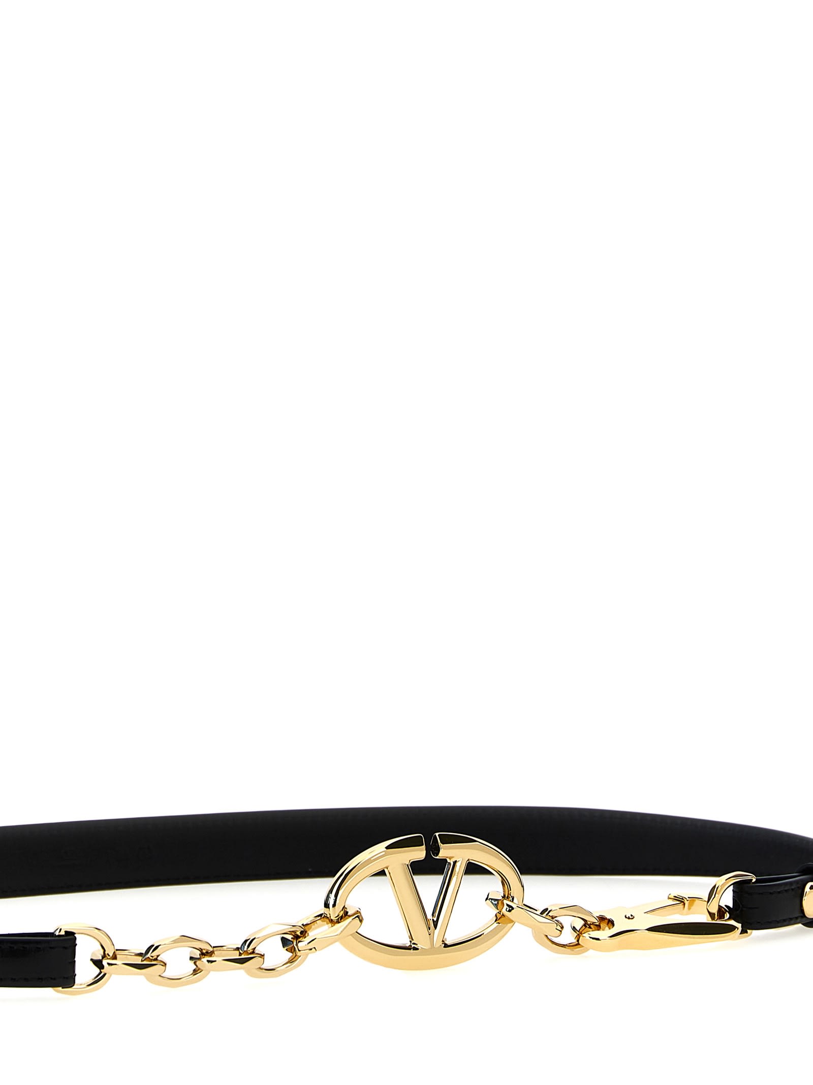 Shop Valentino Garavani Vlogo The Bold Edition Belt In Black