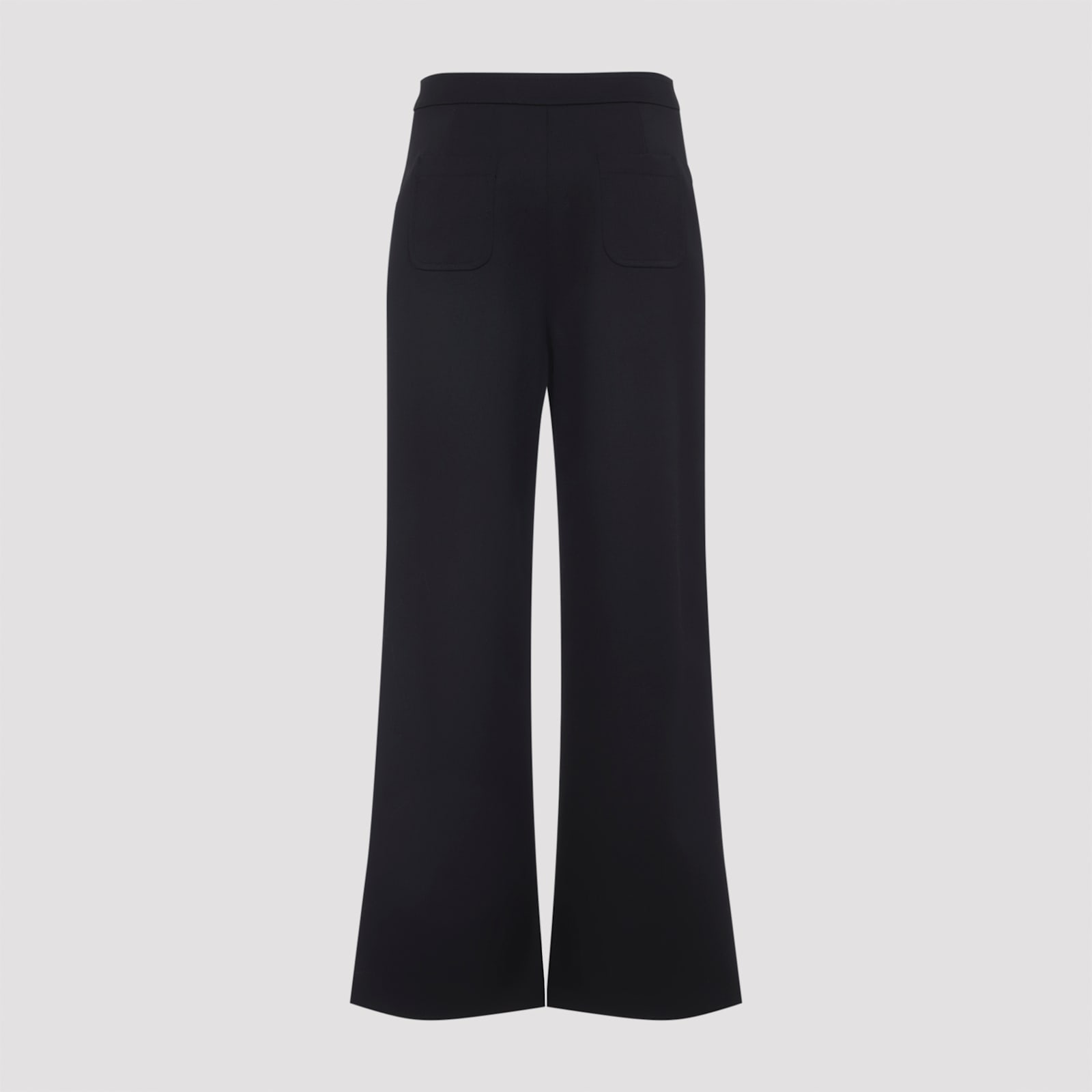 Celine Wool Pants In Black