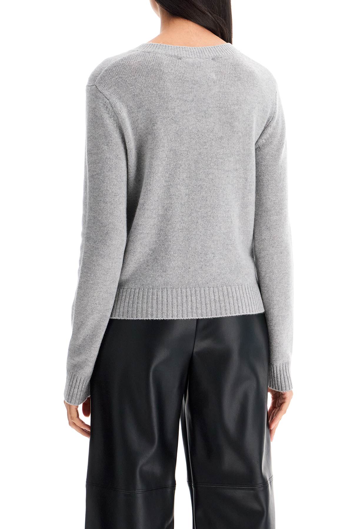 Shop Lisa Yang Cashmere Mable Pullover In Light Grey