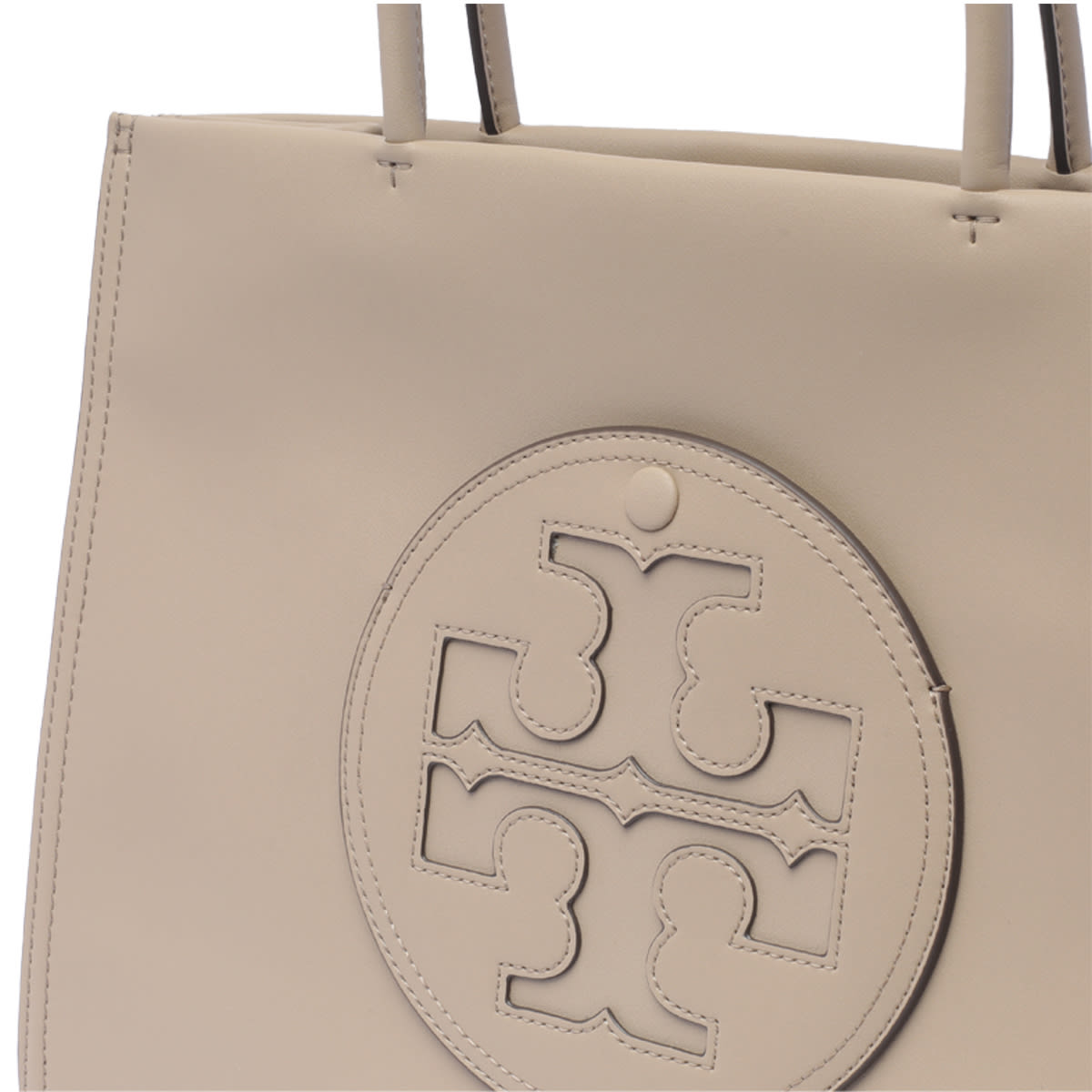 Shop Tory Burch Small Ella Tote Bag In Beige