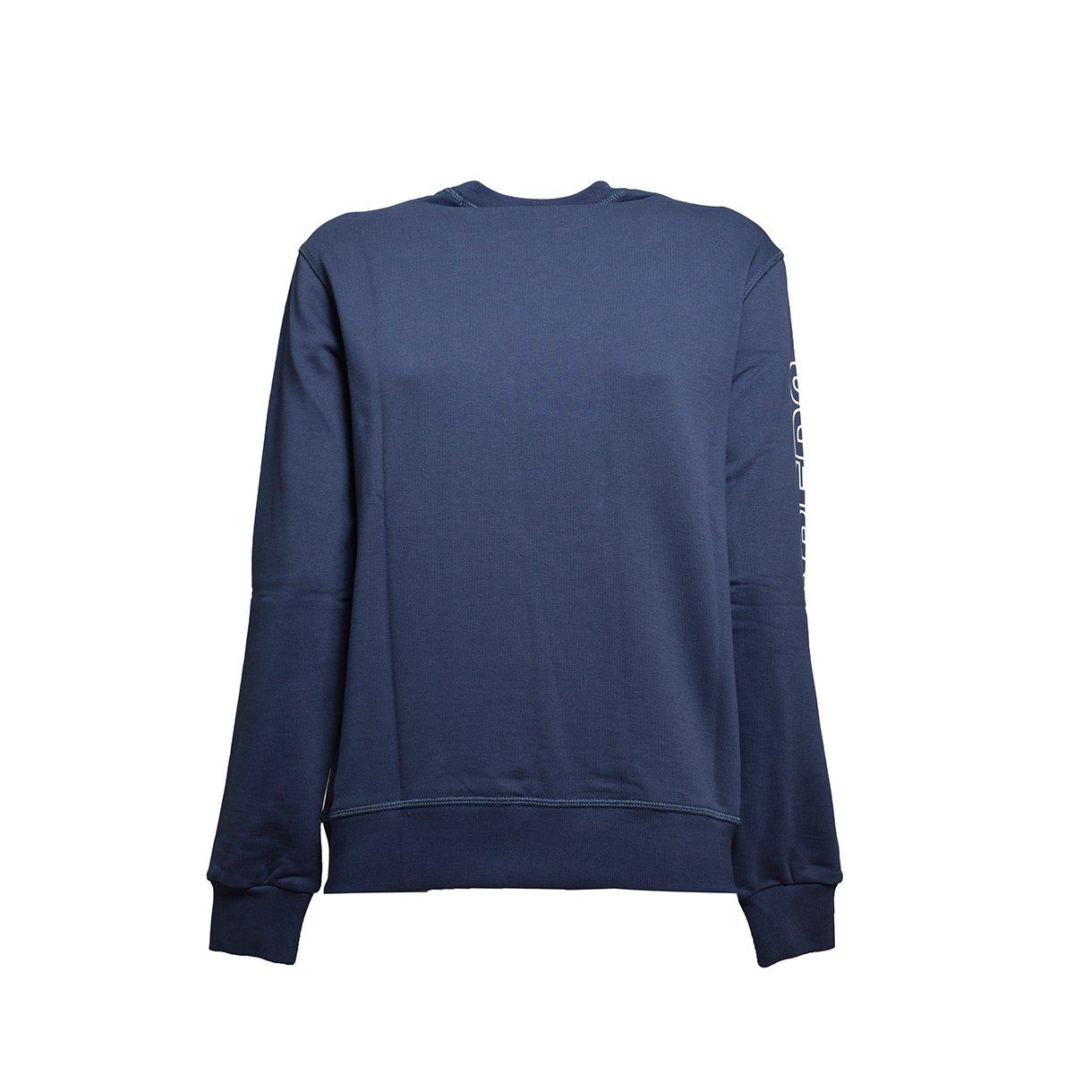 Dsquared2 Logo Printed Crewneck Sweatshirt In Blue