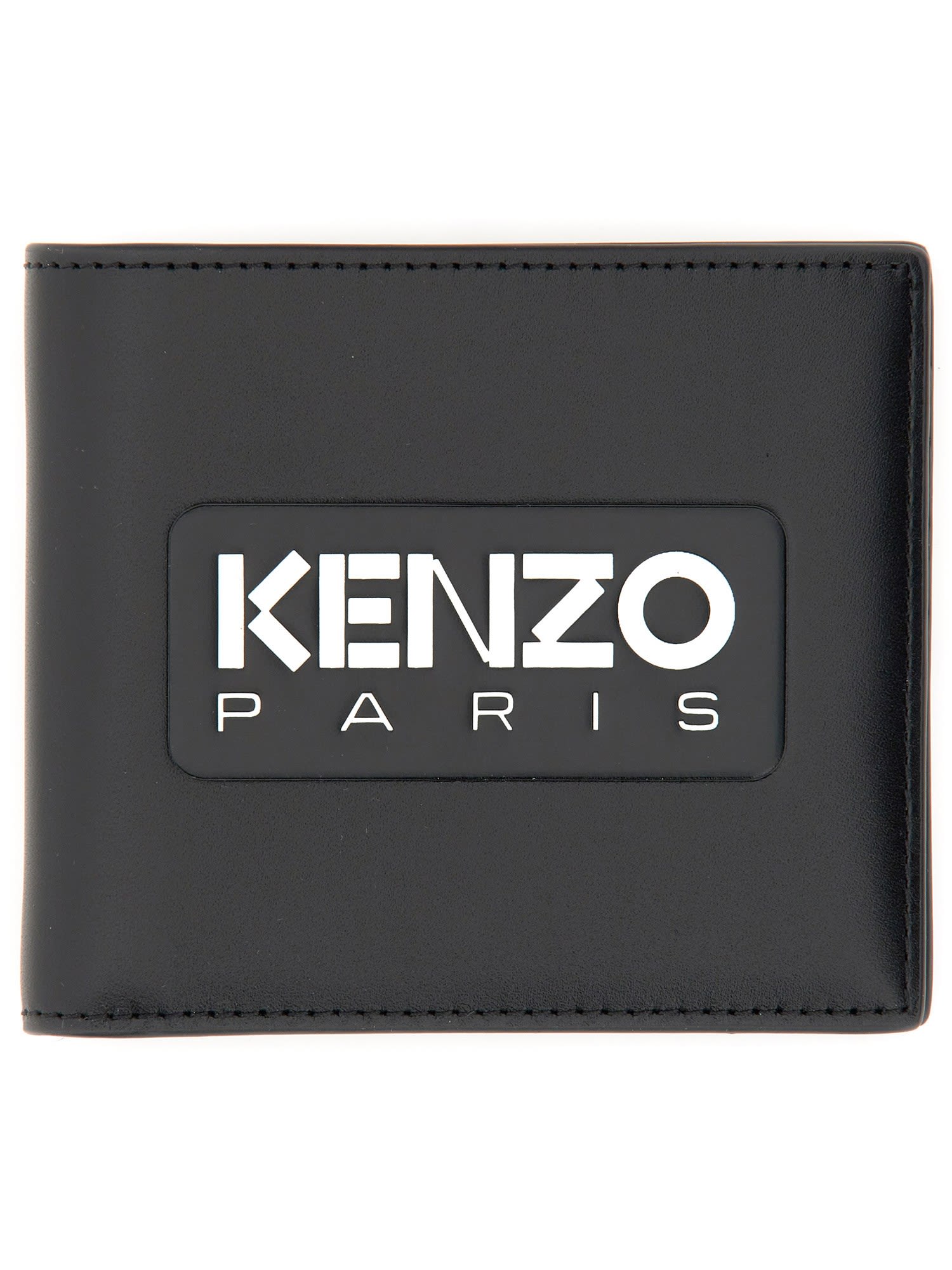 Shop Kenzo Wallet With Logo  In Black