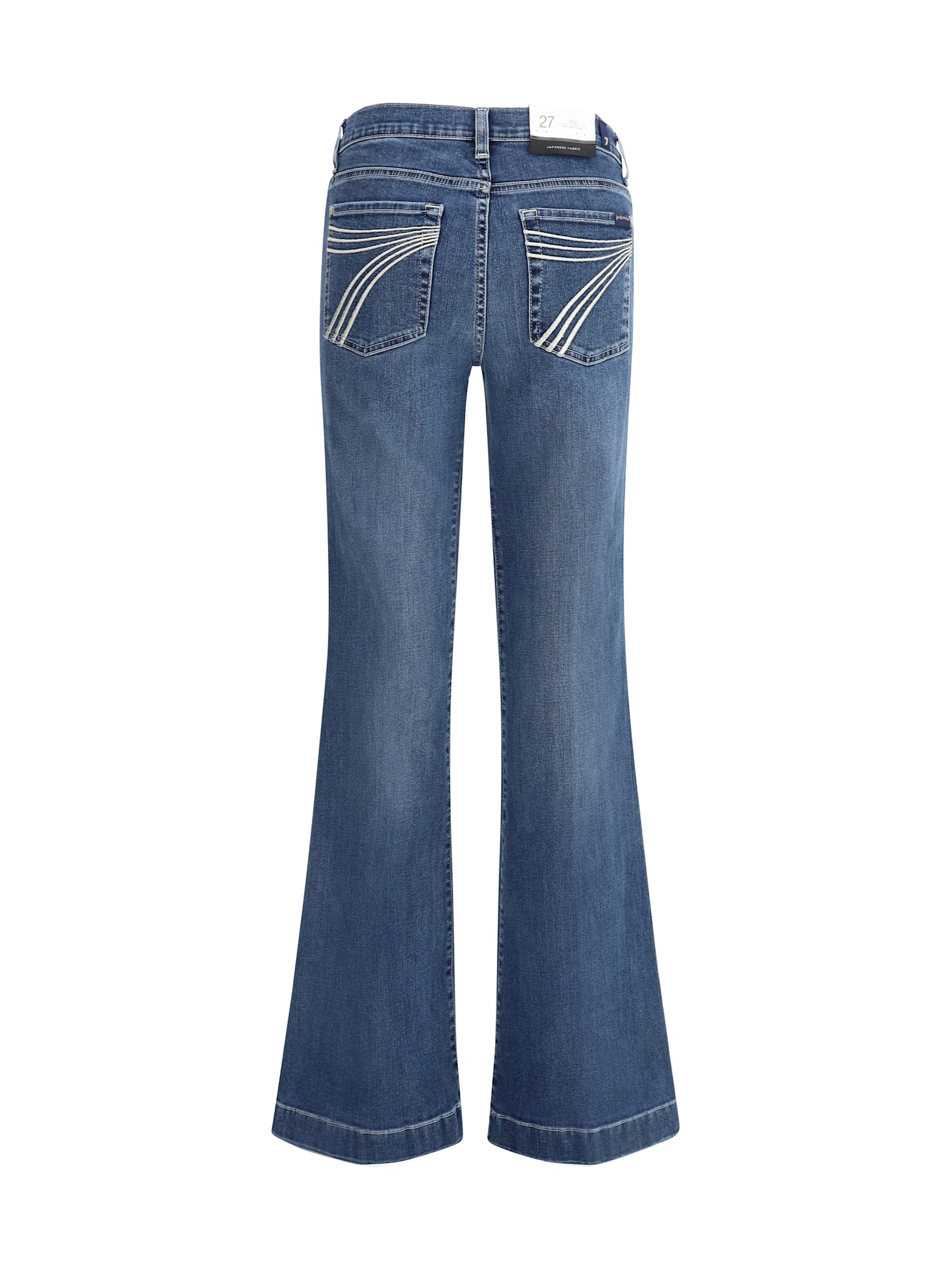 Shop 7 For All Mankind Flare Jeans In Light Blue
