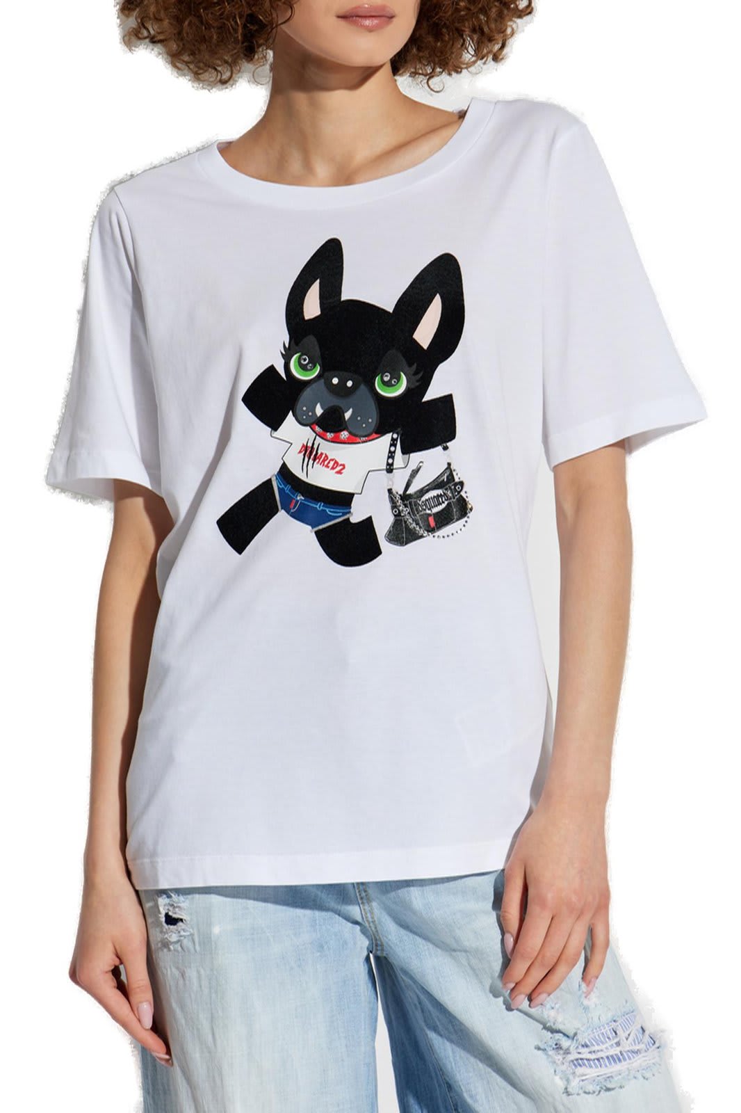 Shop Dsquared2 Graphic-printed Crewneck T-shirt