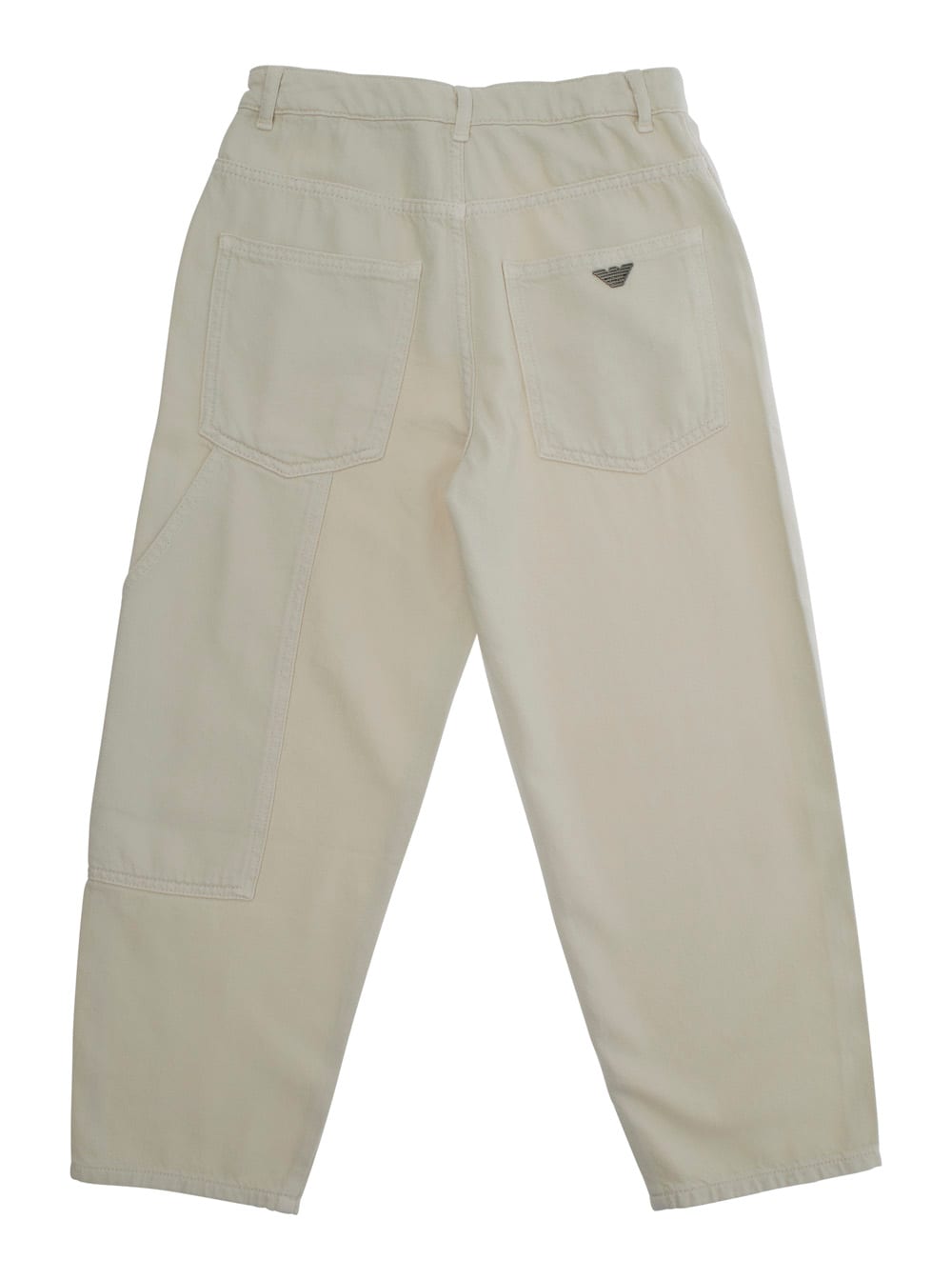 Emporio Armani Patch-pocket Trousers In Neutral