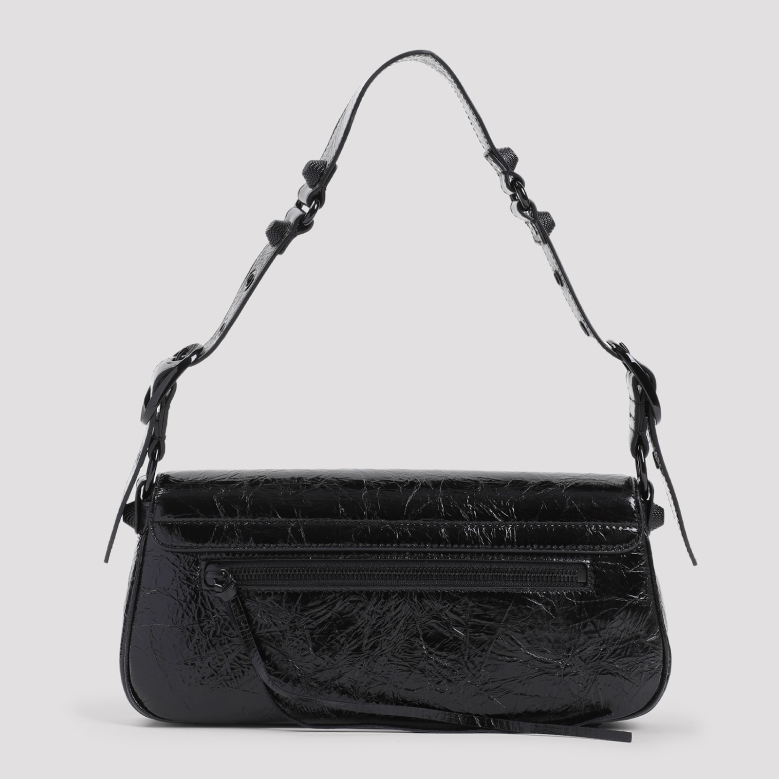 Shop Balenciaga Le Cago Sling S Bag In Black