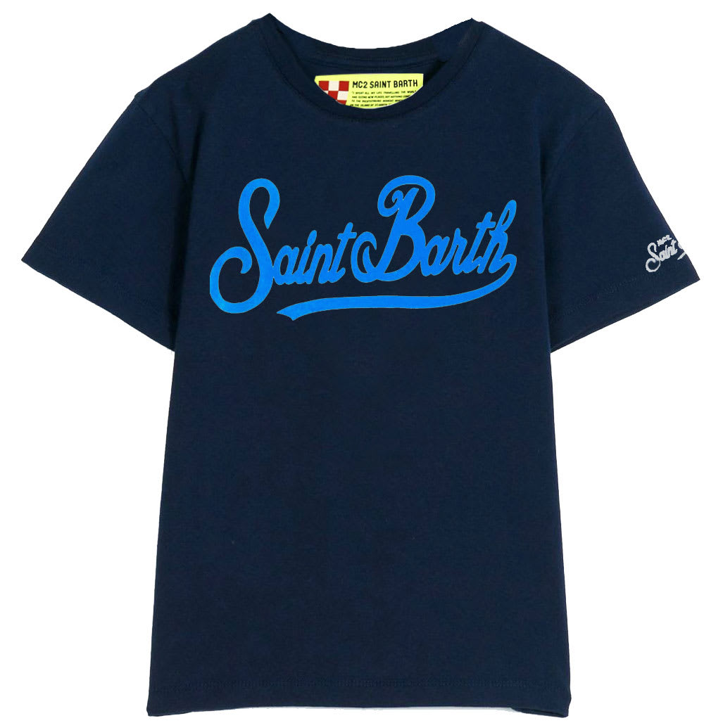 MC2 Saint Barth Saint Barth Italic Cotton T-shirt