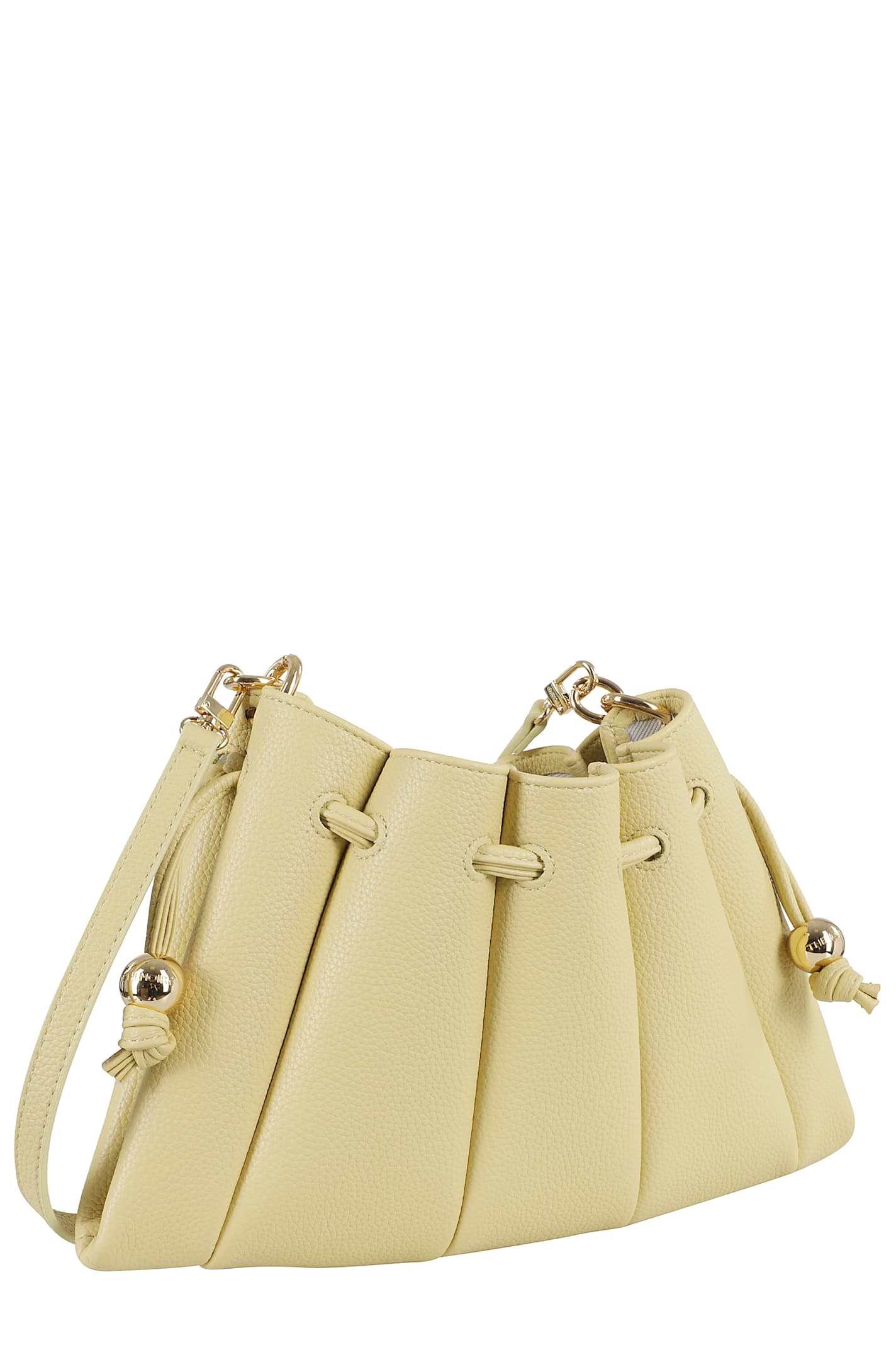 Themoirè Dafne Bottalato Shoulder Bag In Lemongrass