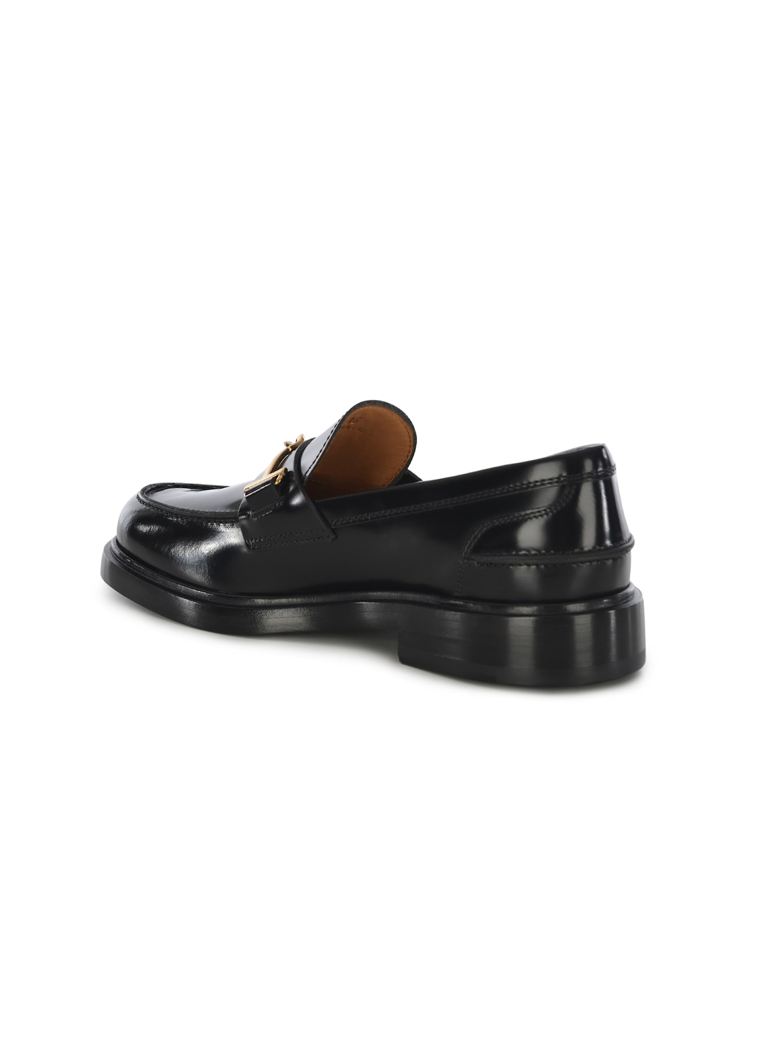 Shop Tod's Mocassin Tods Made Of Leather In Black