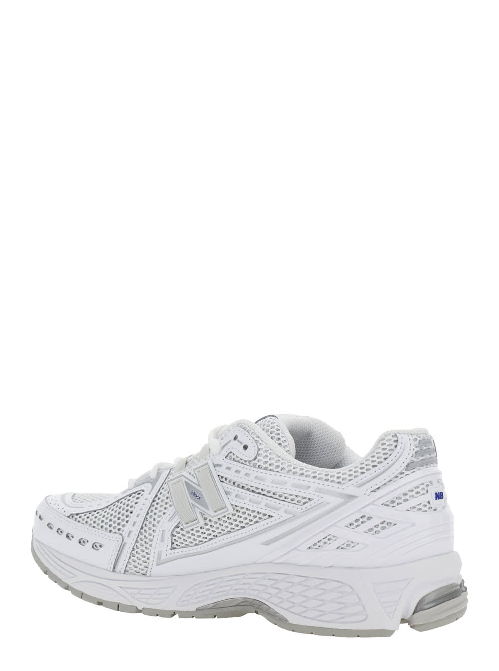 New Balance 1906r White Sneaker With Mesh Design And Side Logo In Synthetic Fiber Unisex