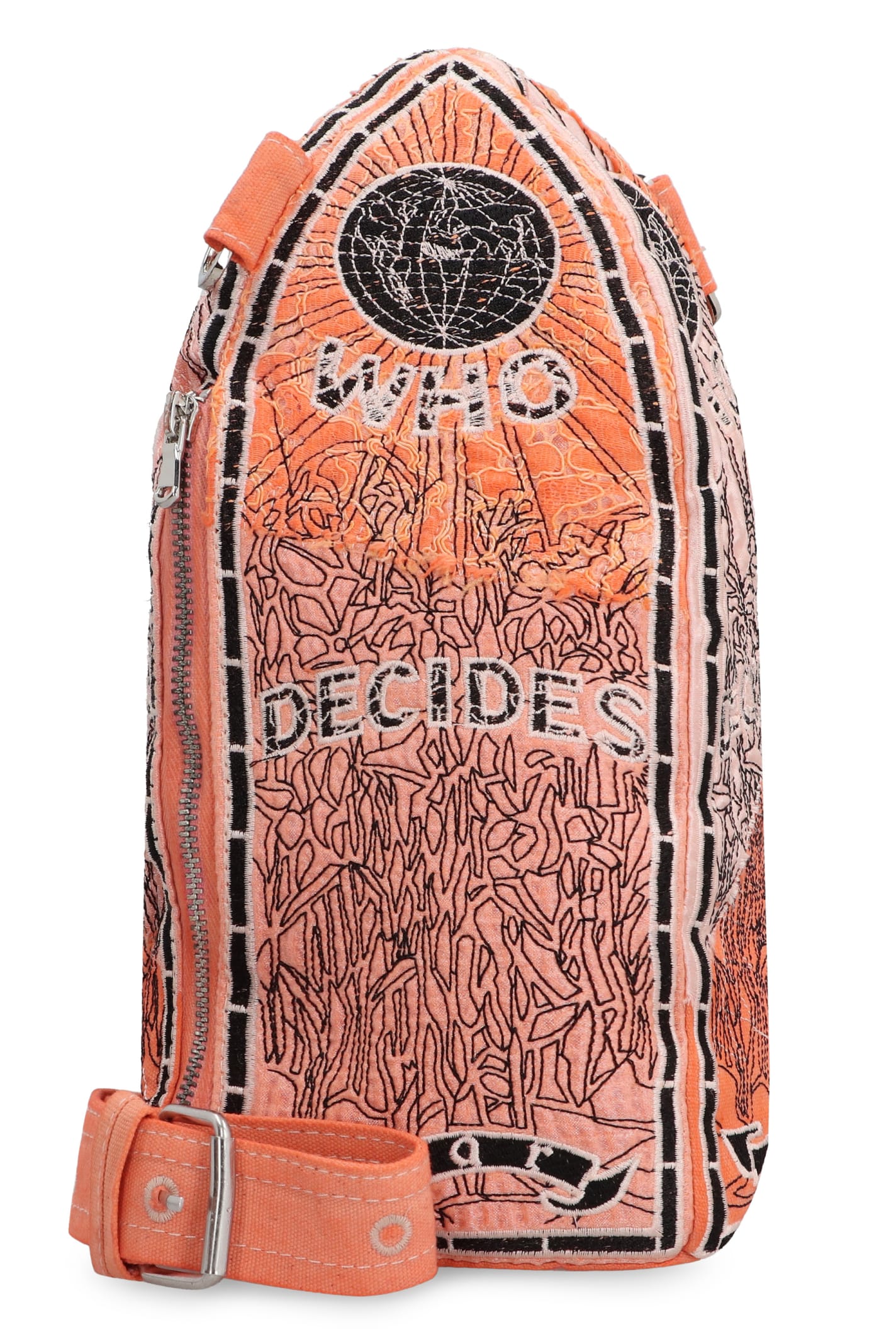 Shop Who Decides War Bullet Wdw Crossbody Bag In Orange