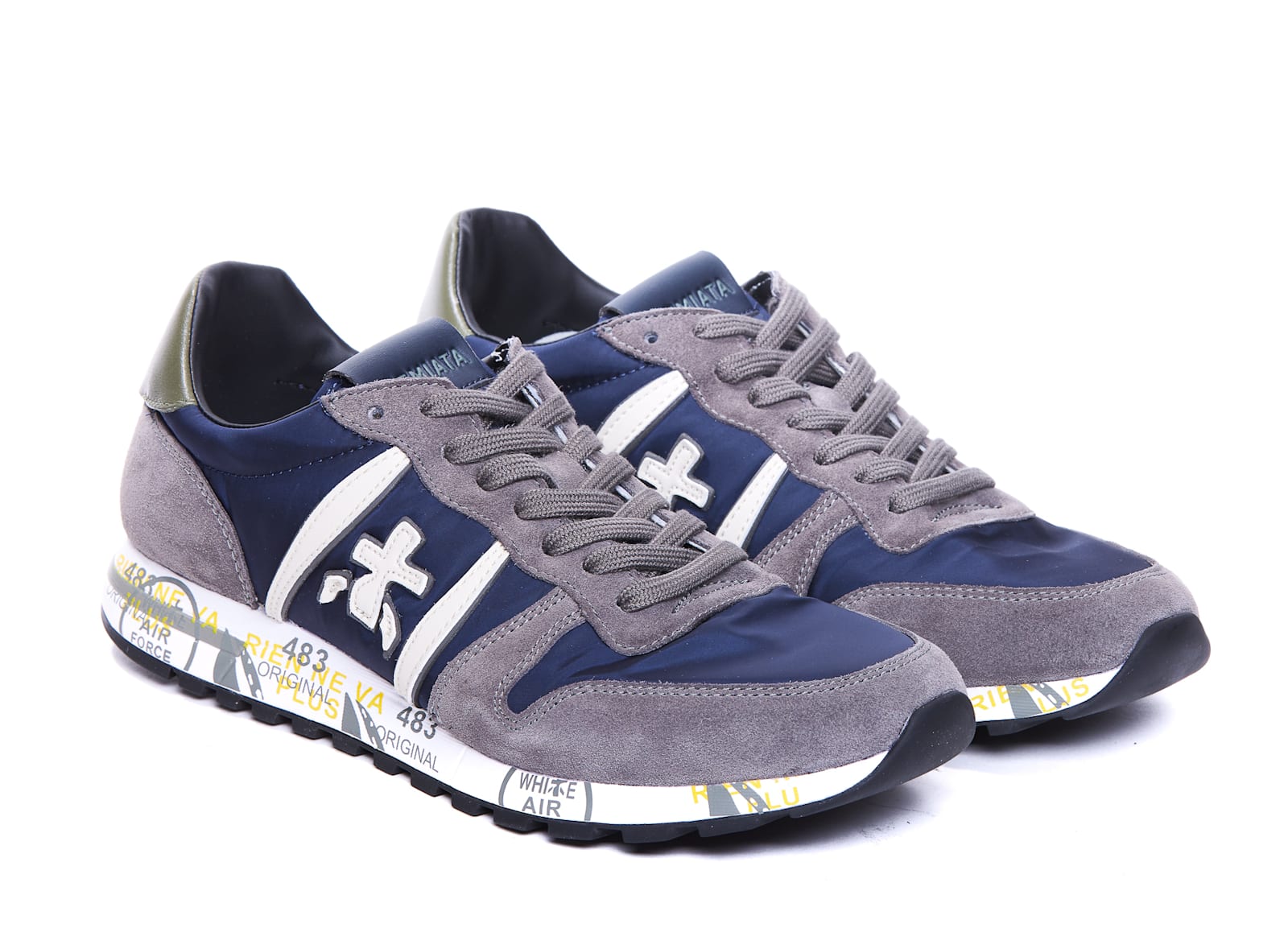 Shop Premiata Eric Sneakers In Blue