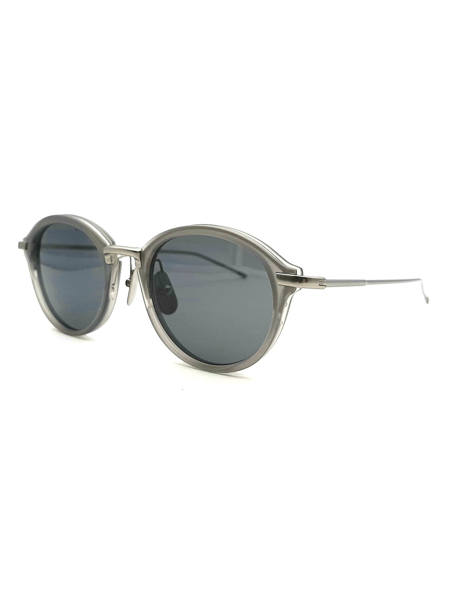 Shop Thom Browne Ues011a/g0003 Sunglasses In Light Grey