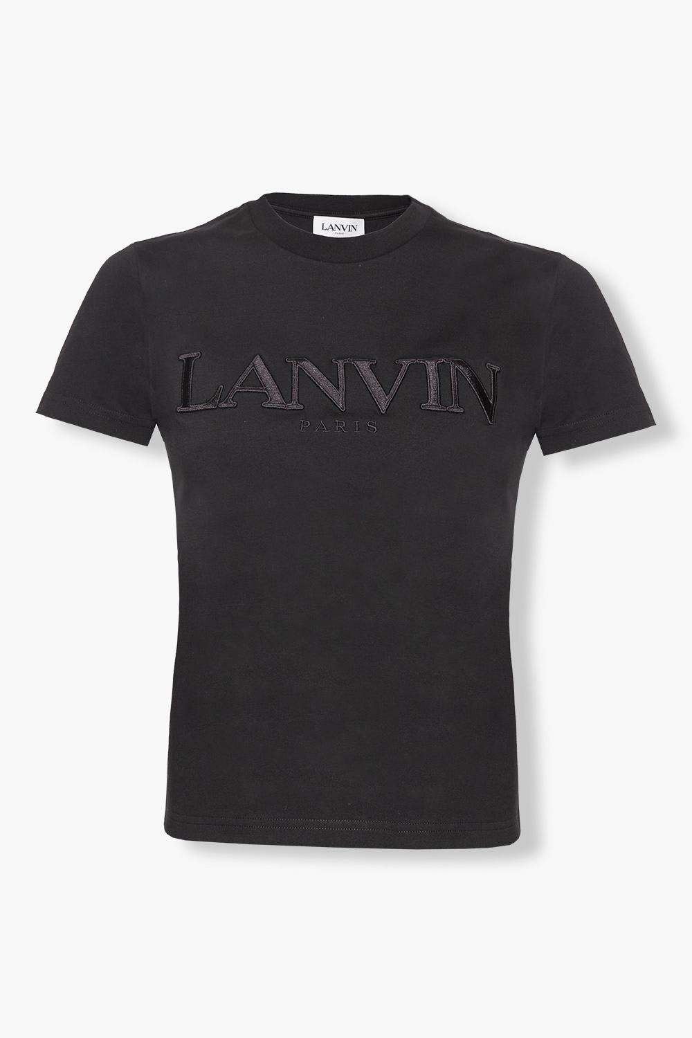 Lanvin Logo Embossed T-shirt