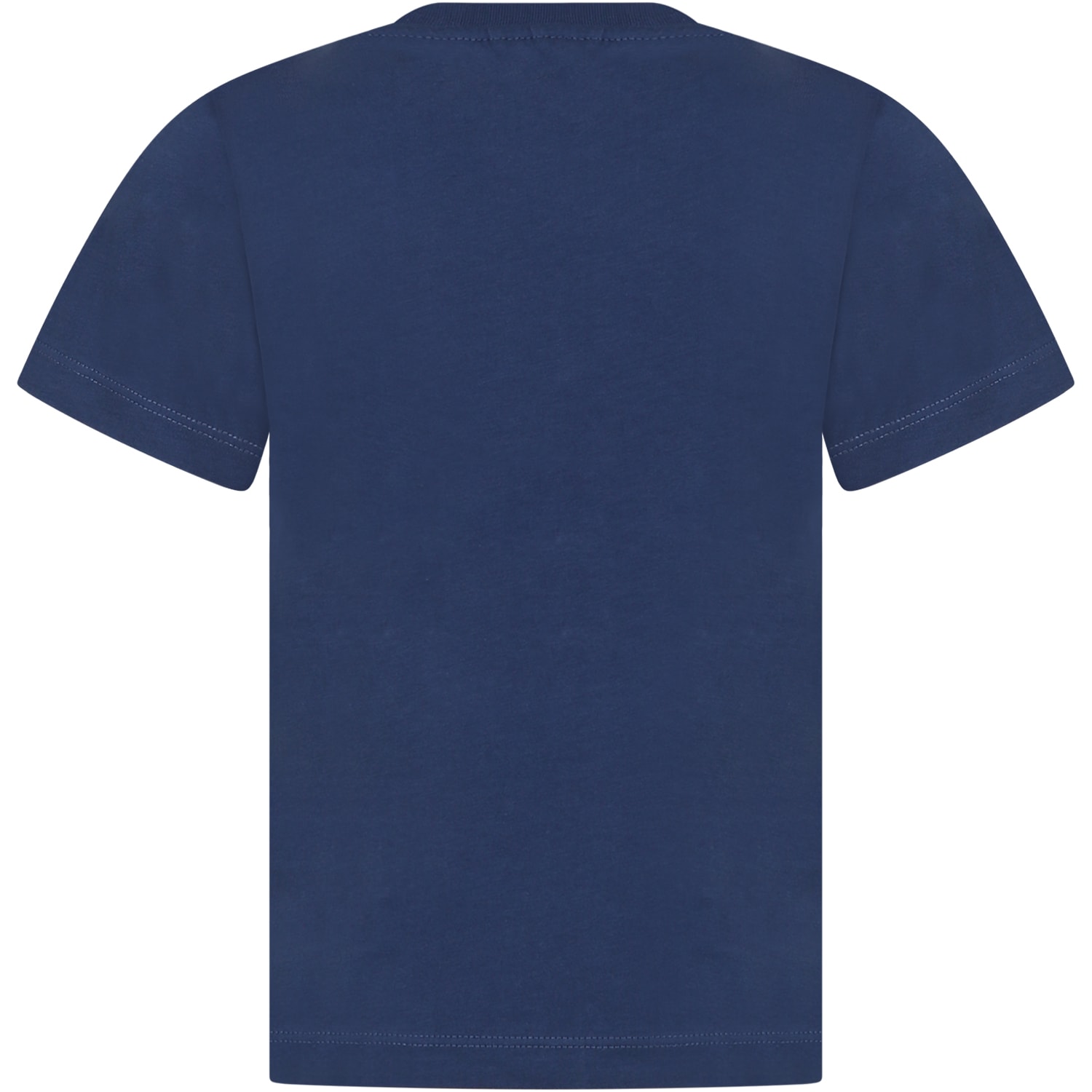 Shop Stella Mccartney Blue T-shirt For Kids With Logo