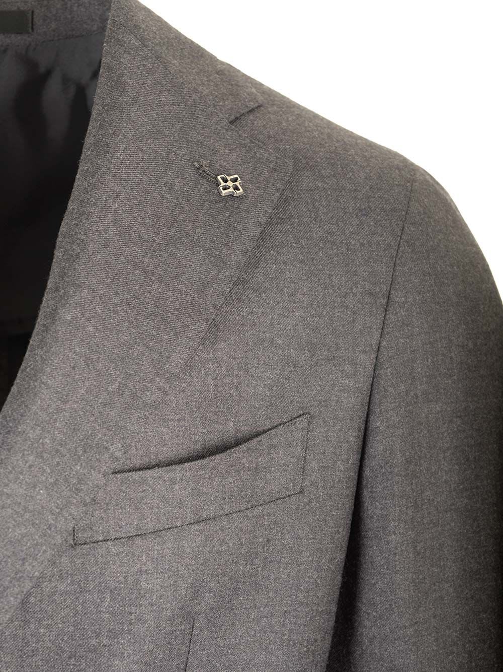 Shop Tagliatore Vesuvio Suit In Grey