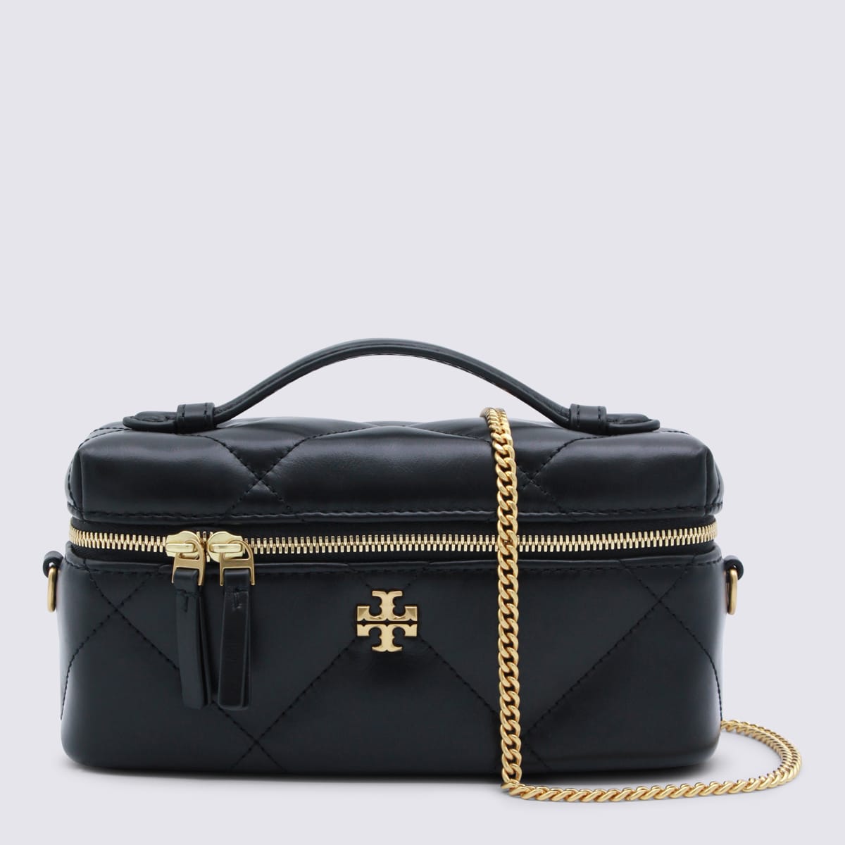 Tory Burch Black Leather Crossbody Bag In Black