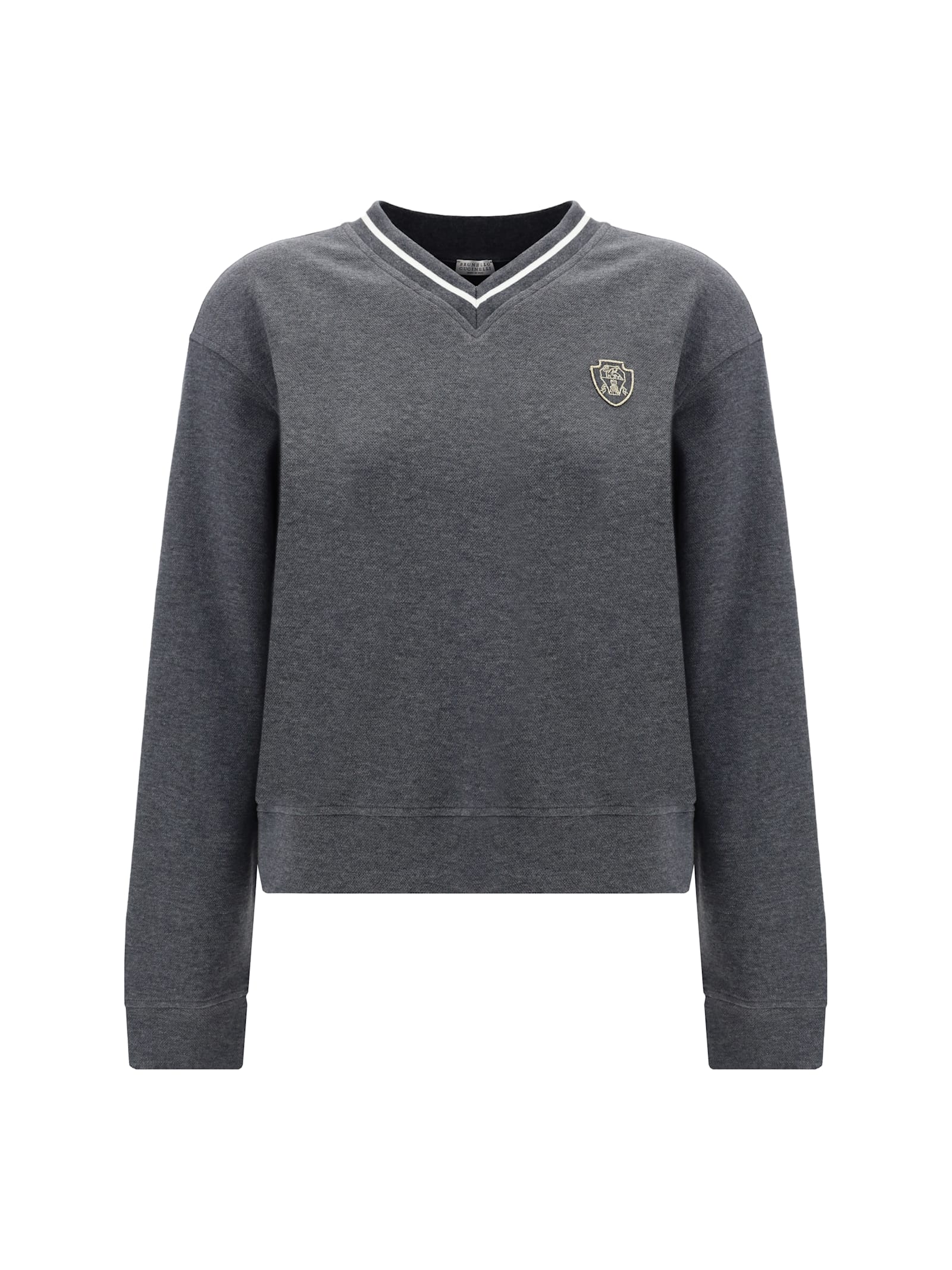 Shop Brunello Cucinelli Sweater In Piombo