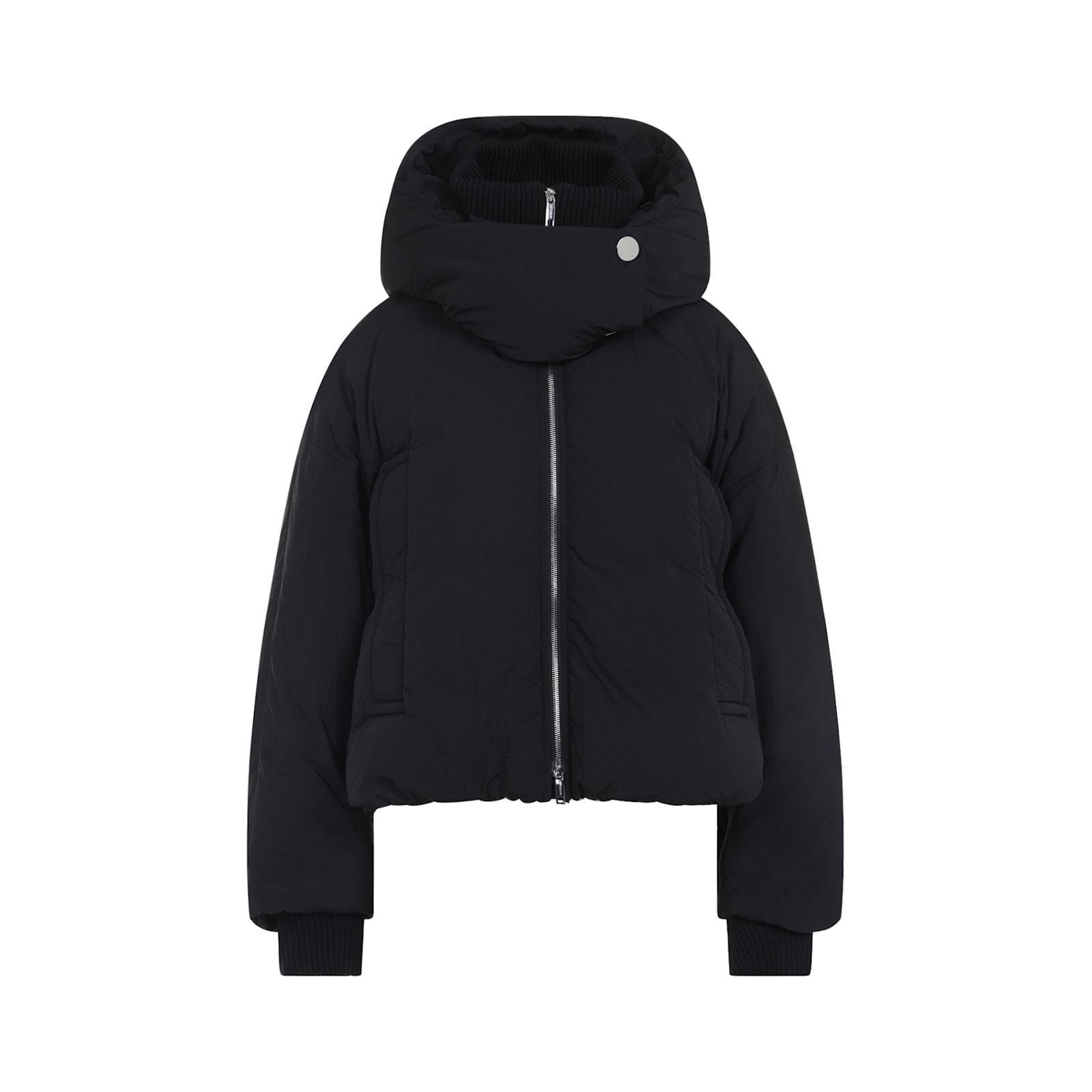 Sportmax Glizia Down Hooded Jacket In Blue