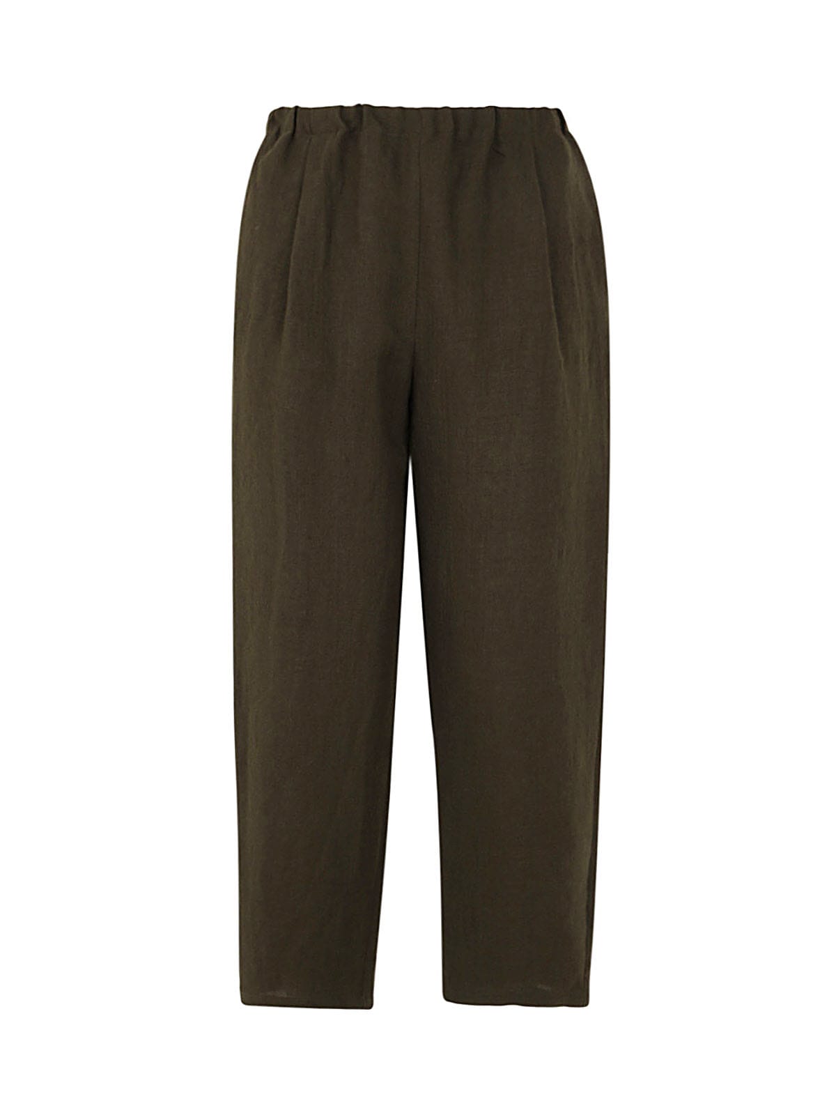 A Punto B Wool And Linen Elastic Slim Trousers