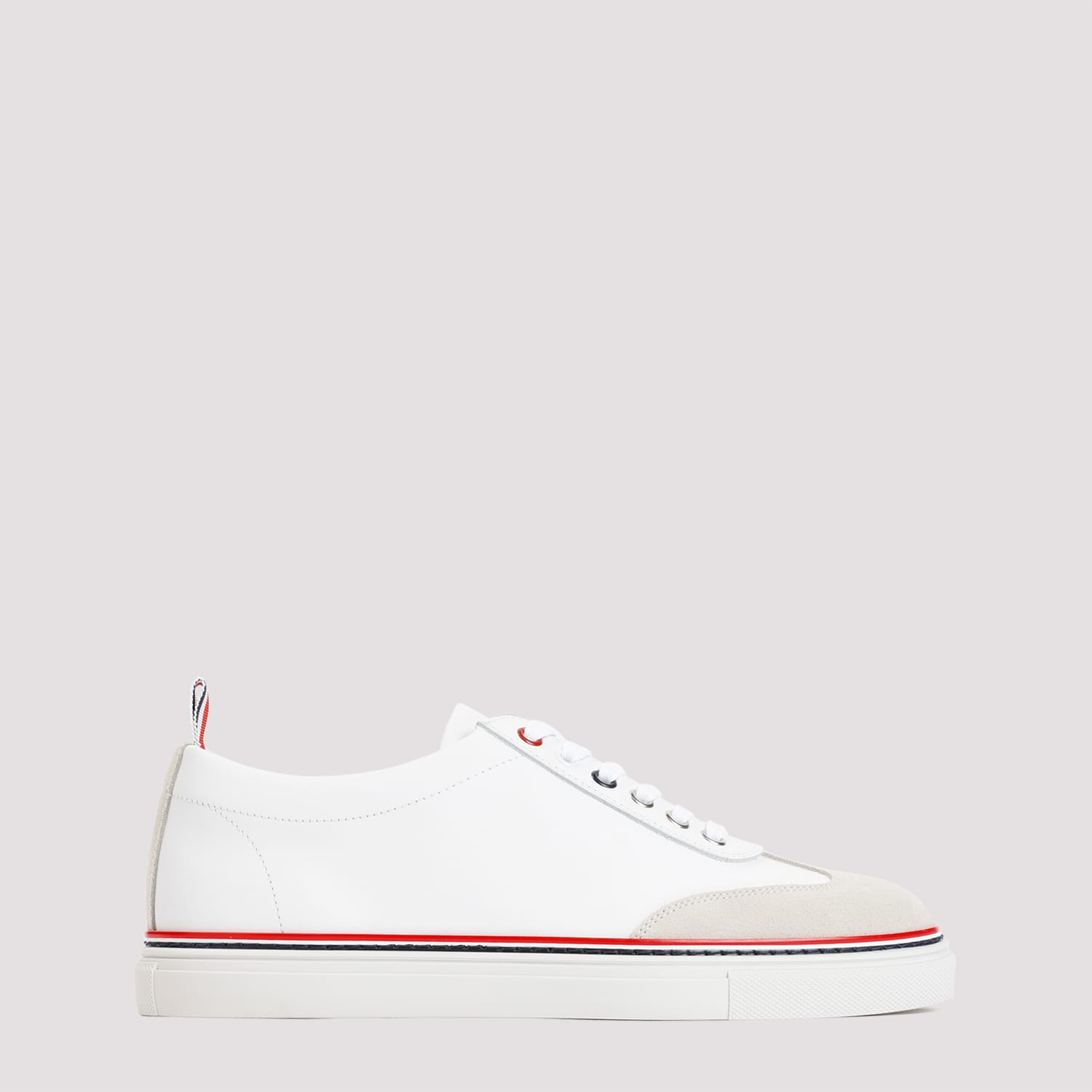 Shop Thom Browne Lo-top Trainer In White