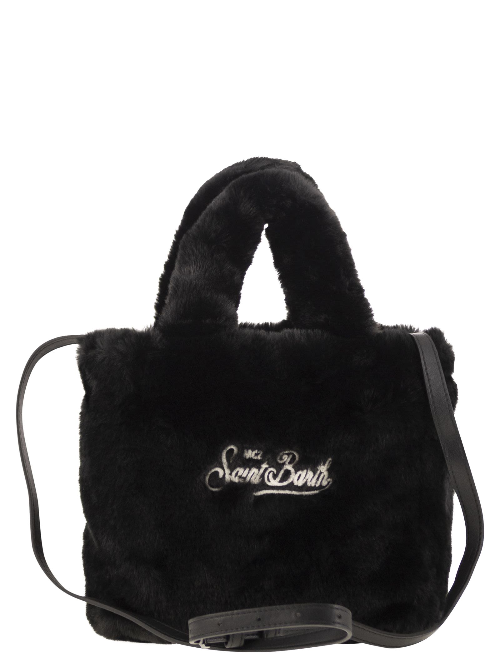 MC2 SAINT BARTH SOFT FUR MINI VANITY BAG