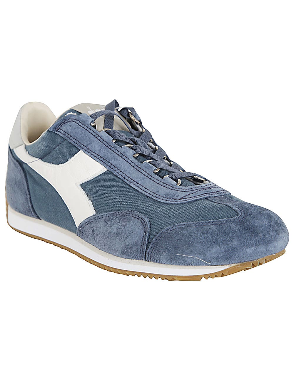 Shop Diadora Equipe H Canvas Stone Wash Sneaker In Stellar Blue